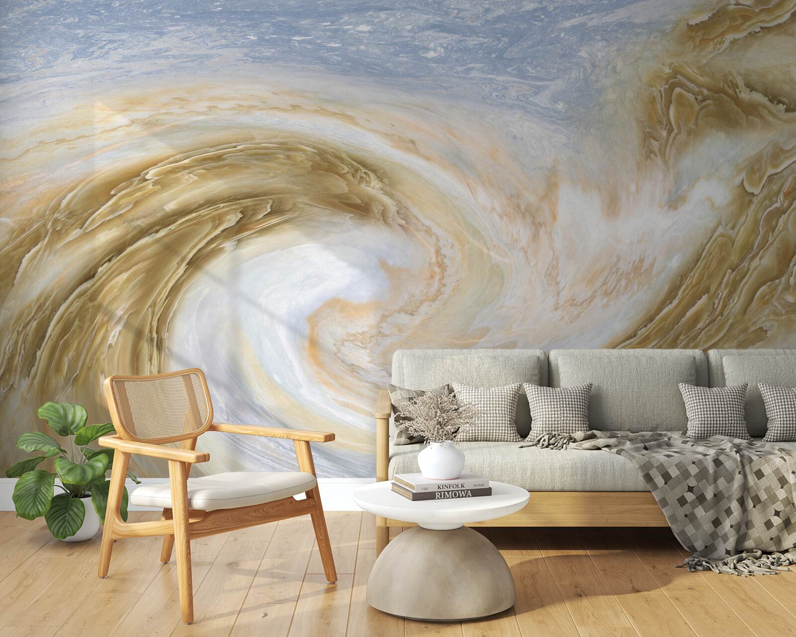 Fototapet contact între două cicloane