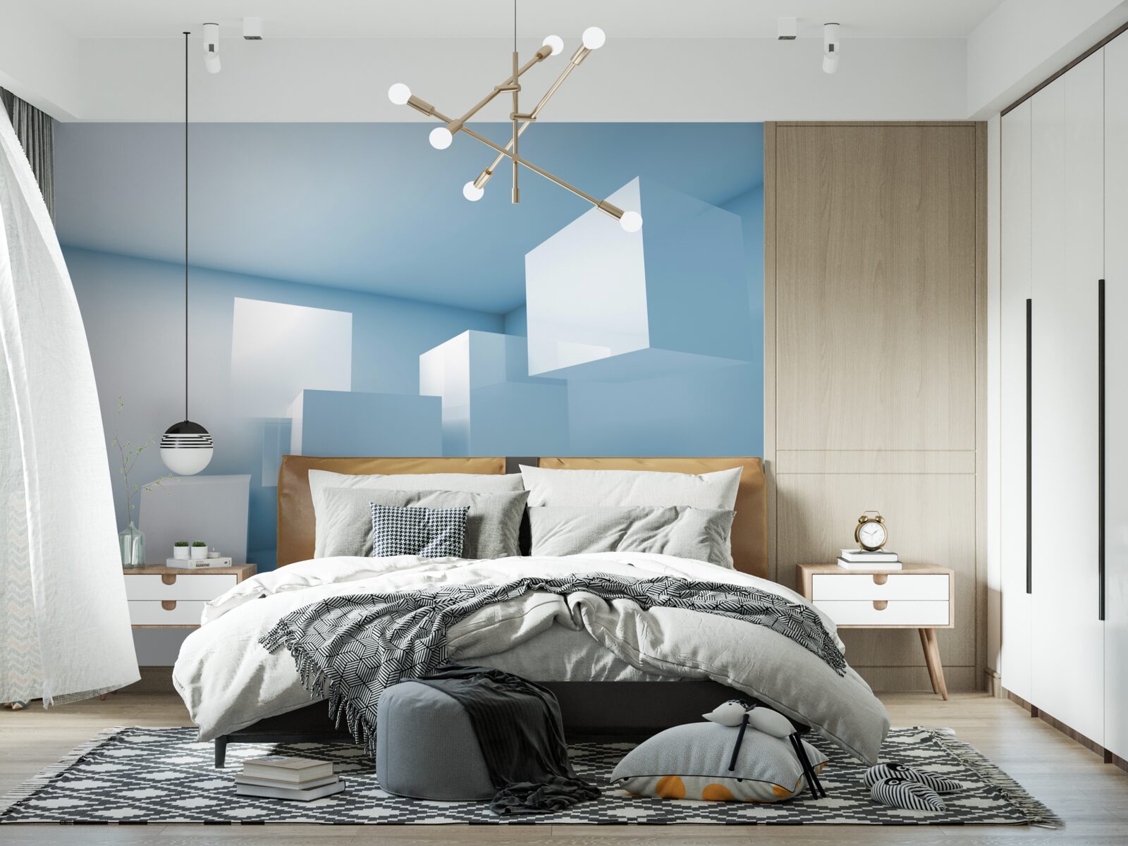 Fototapet structură geometrică abstractă