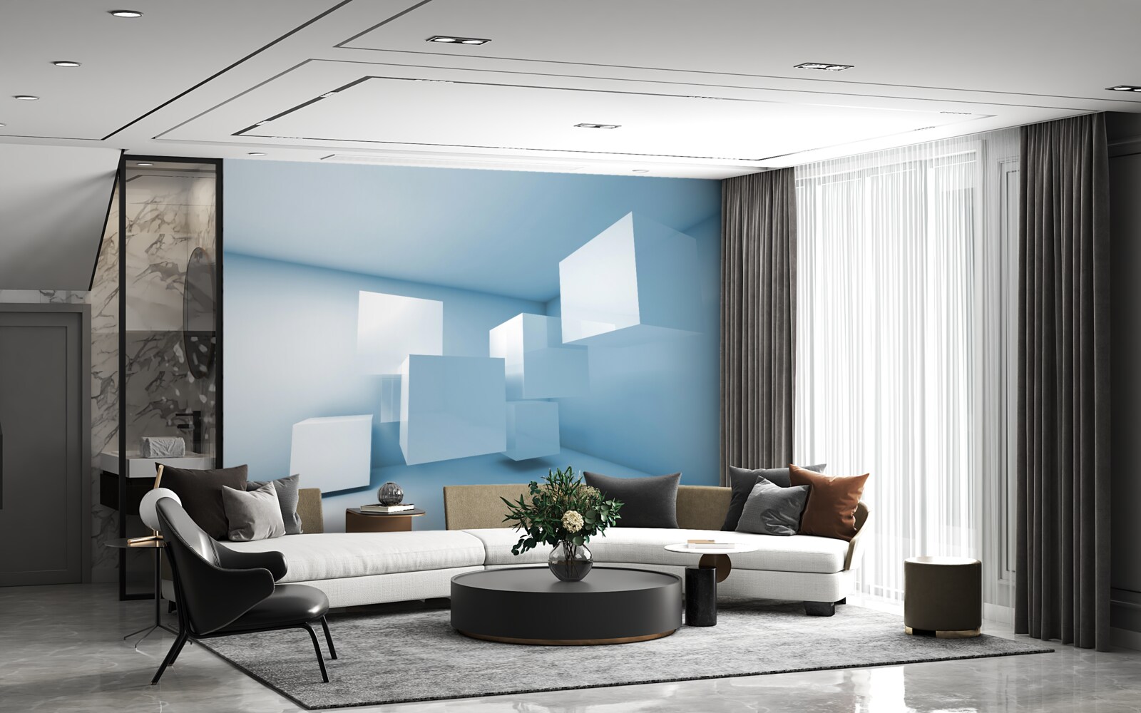 Fototapet structură geometrică abstractă