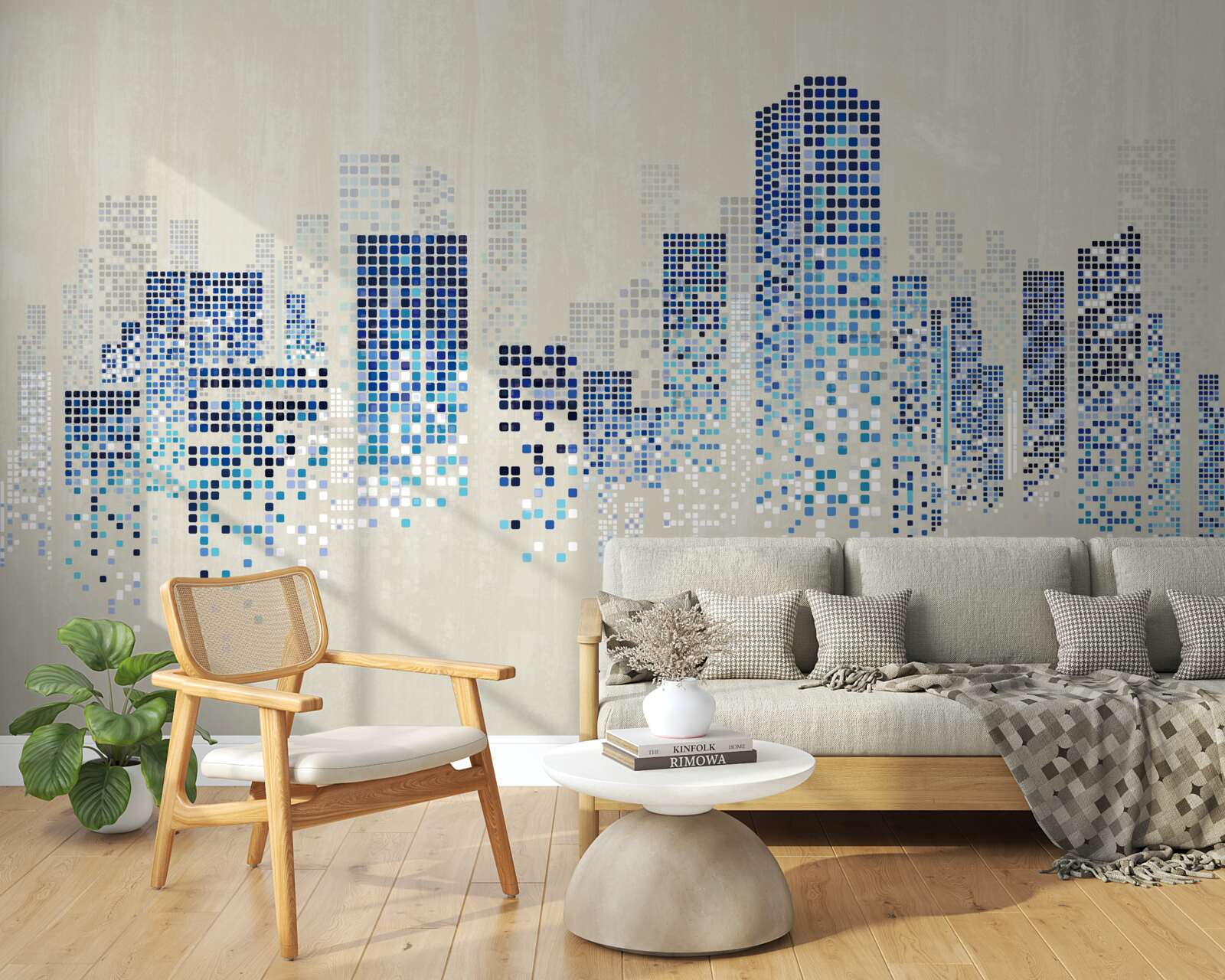 Fototapet clădiri moderne cu perforații