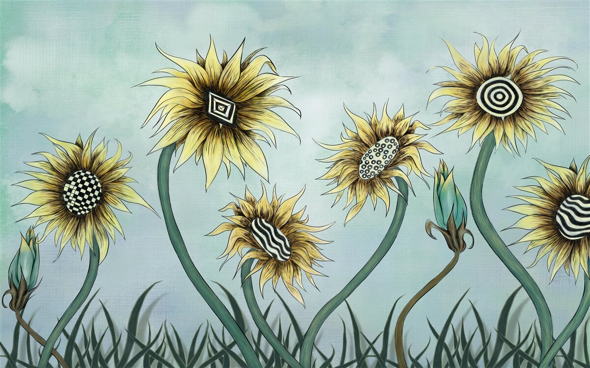 Fototapet muguri de aur uimitoare