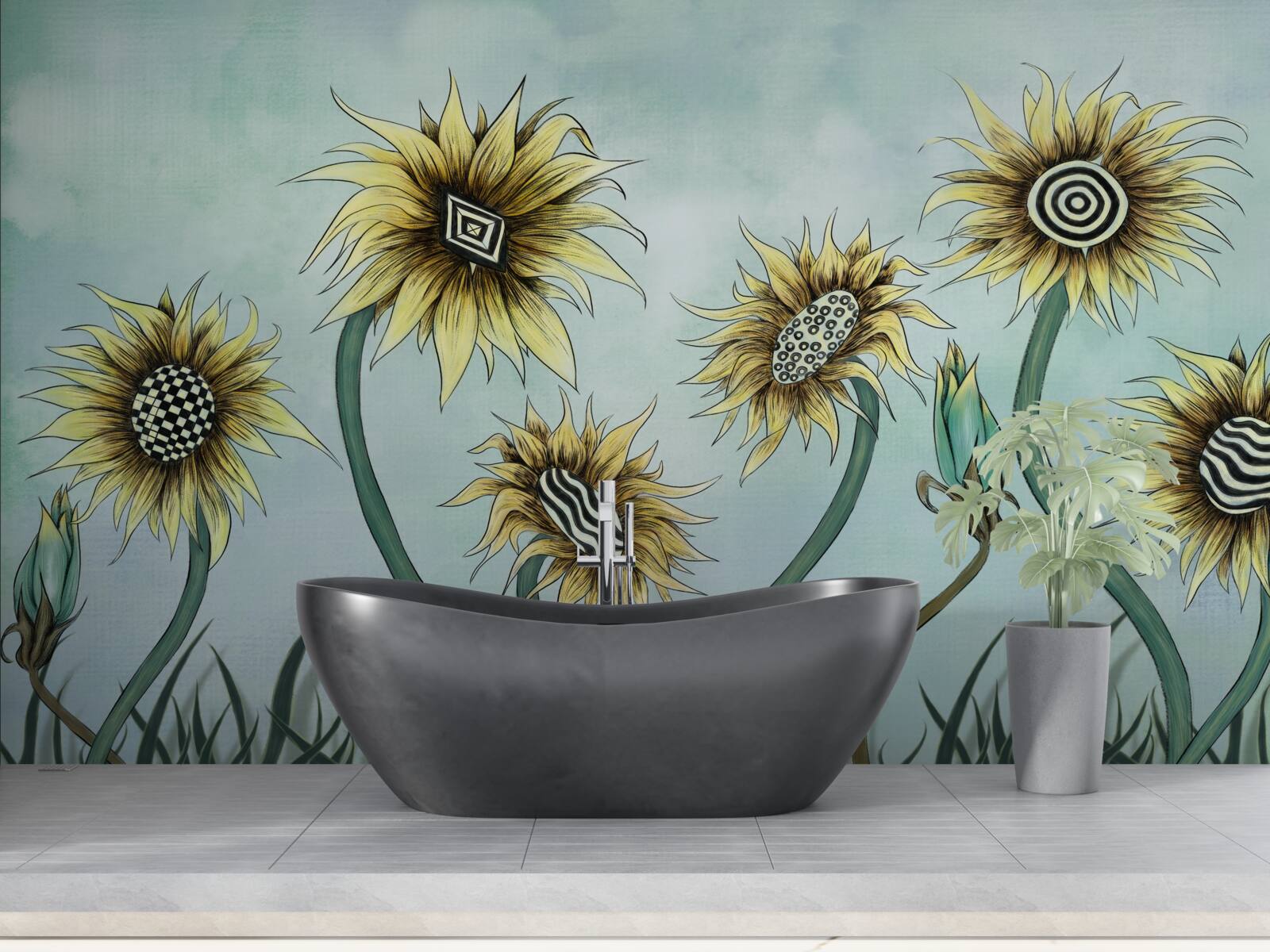 Fototapet muguri de aur uimitoare