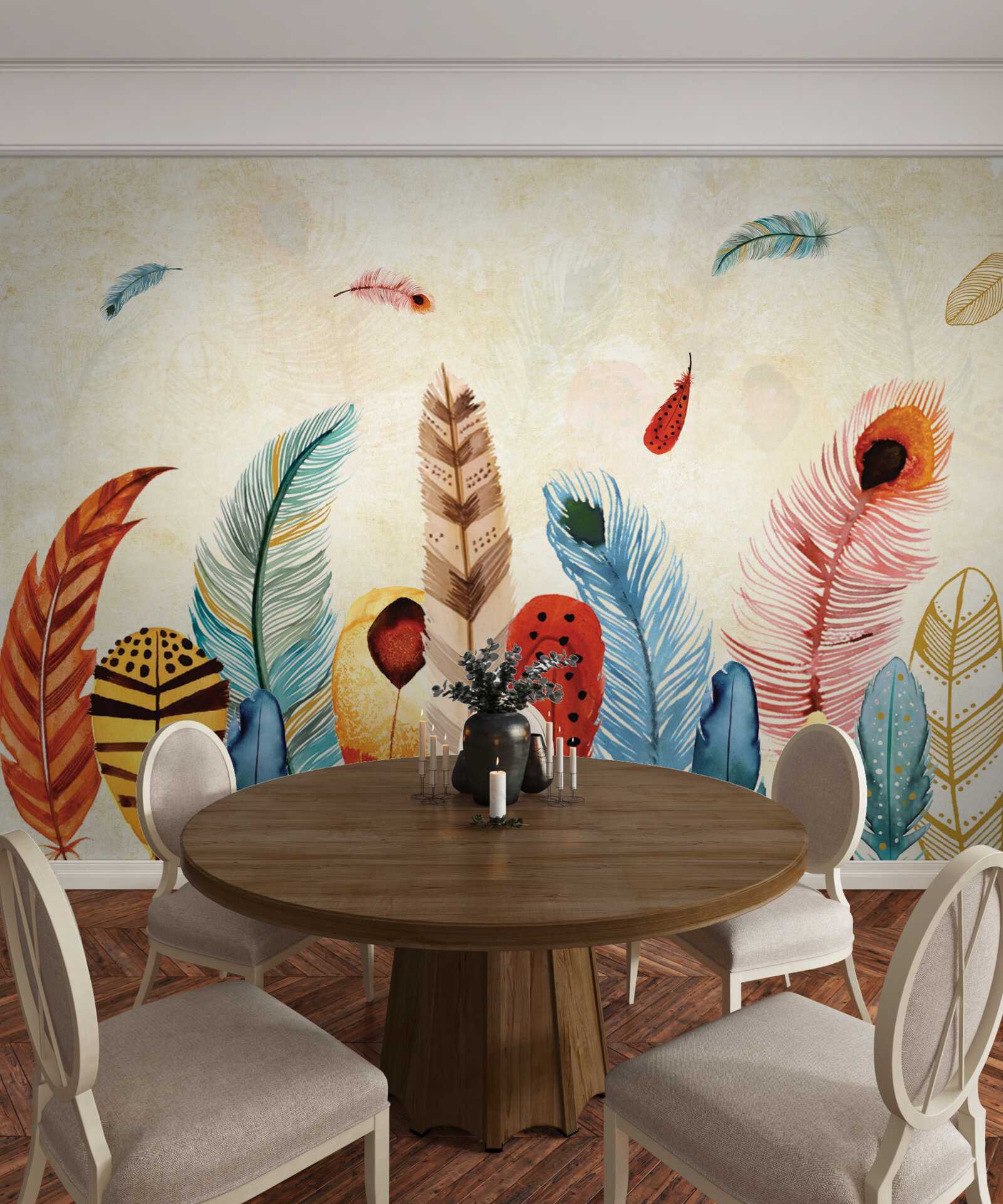 Fototapet pene decorative tribale