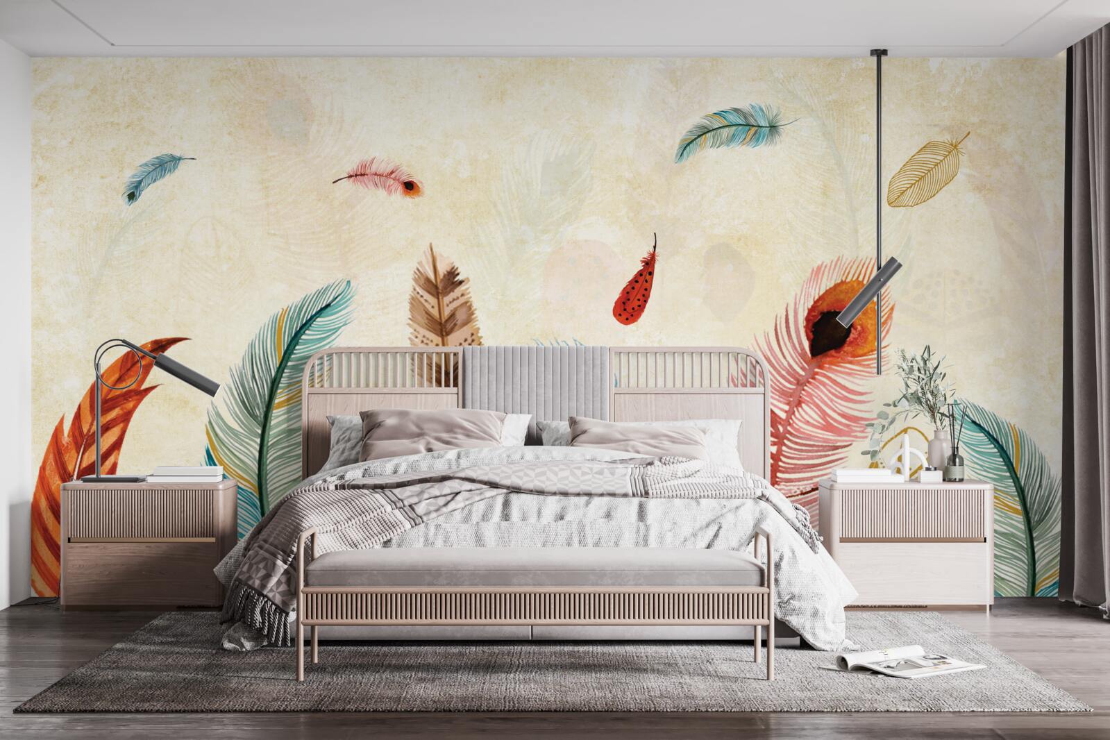 Fototapet pene decorative tribale