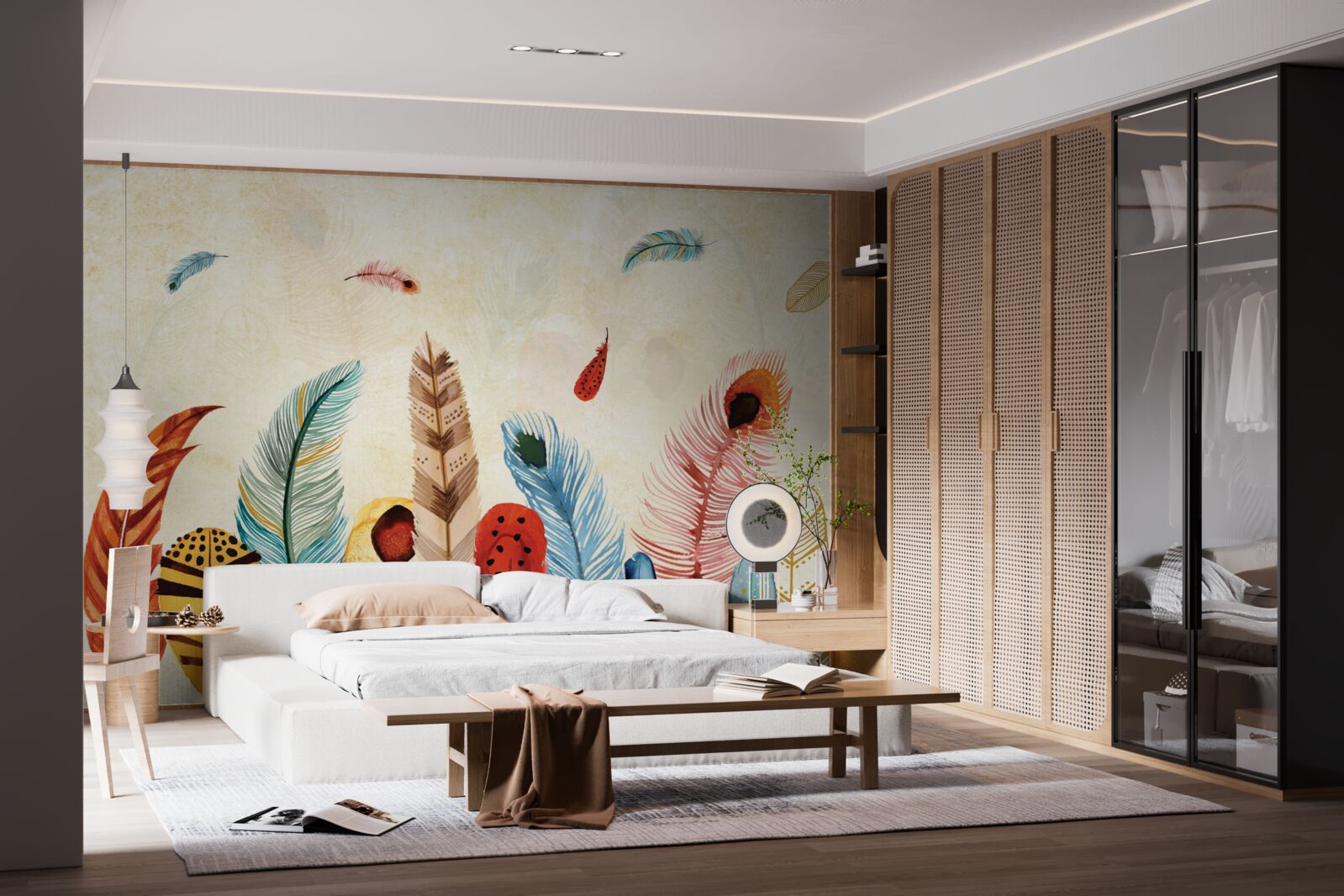 Fototapet pene decorative tribale