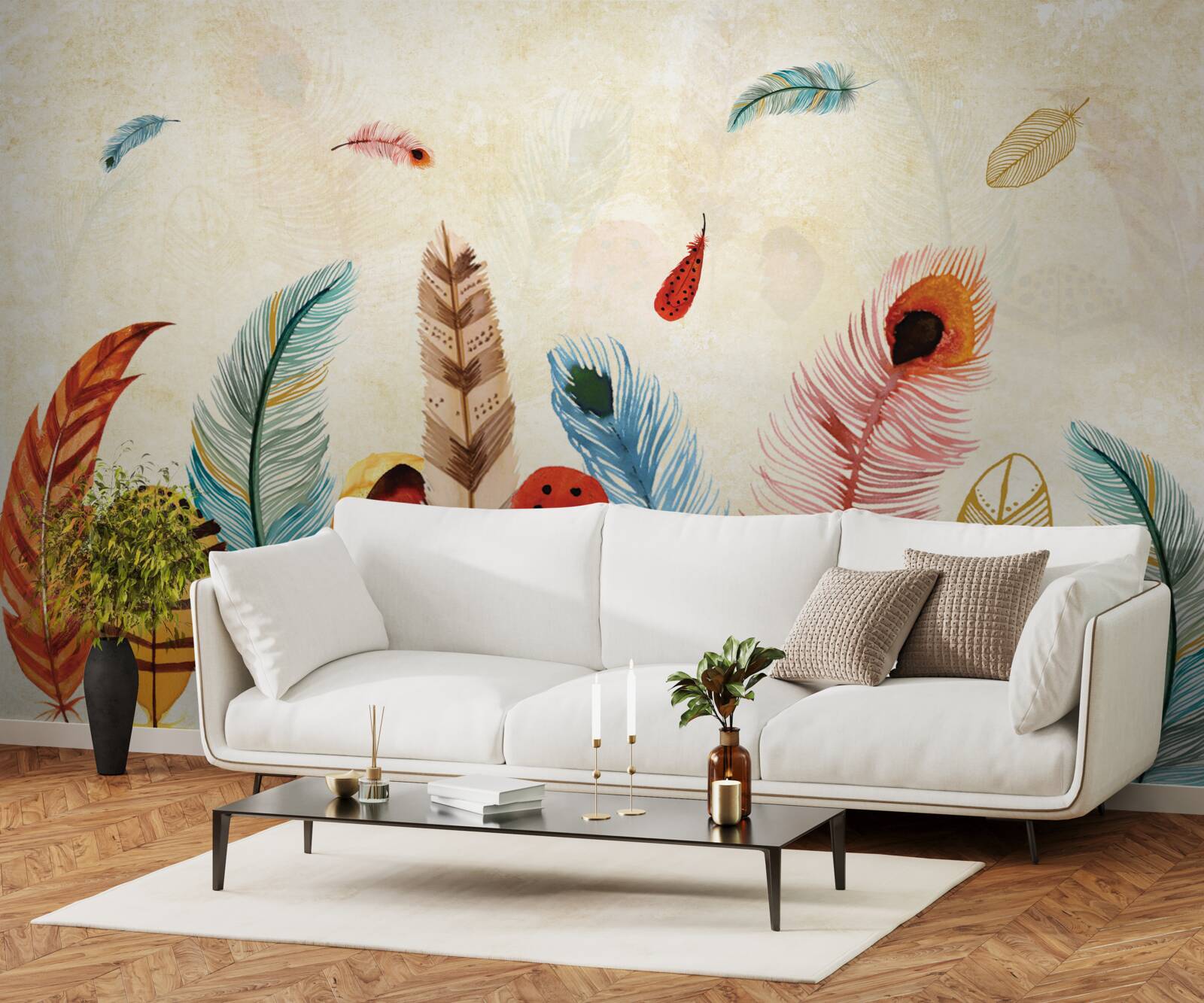 Fototapet pene decorative tribale