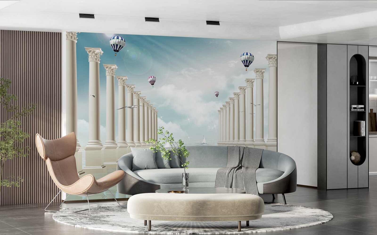 Fototapet Arcurile Egiptului pe un cer albastru