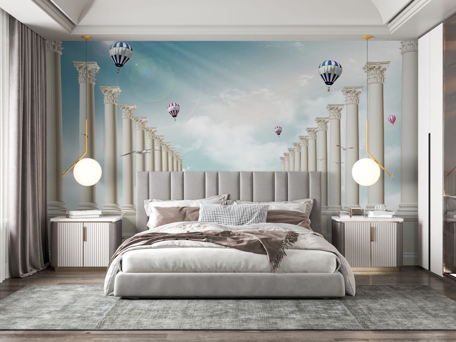 Fototapet Arcurile Egiptului pe un cer albastru