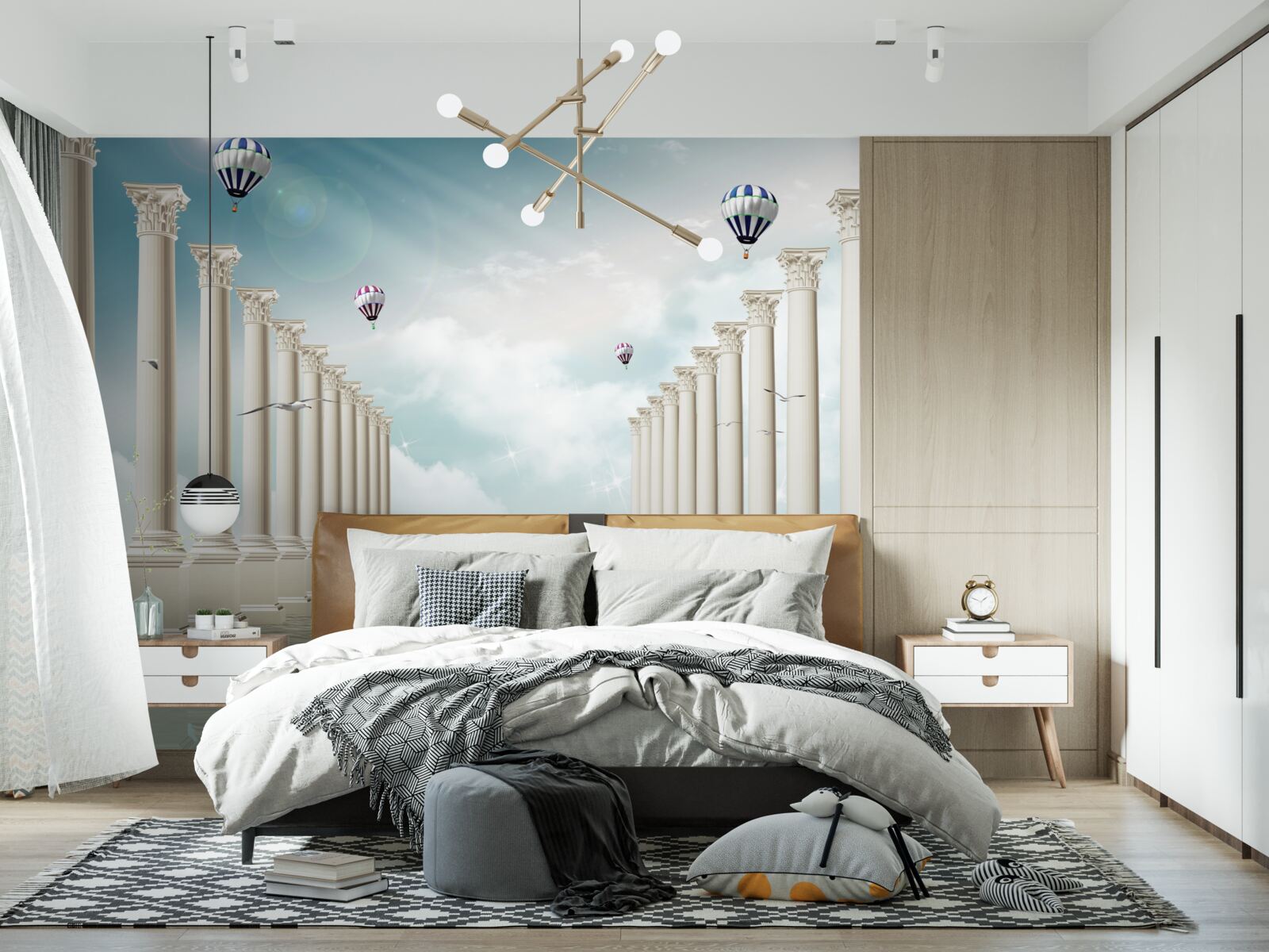 Fototapet Arcurile Egiptului pe un cer albastru