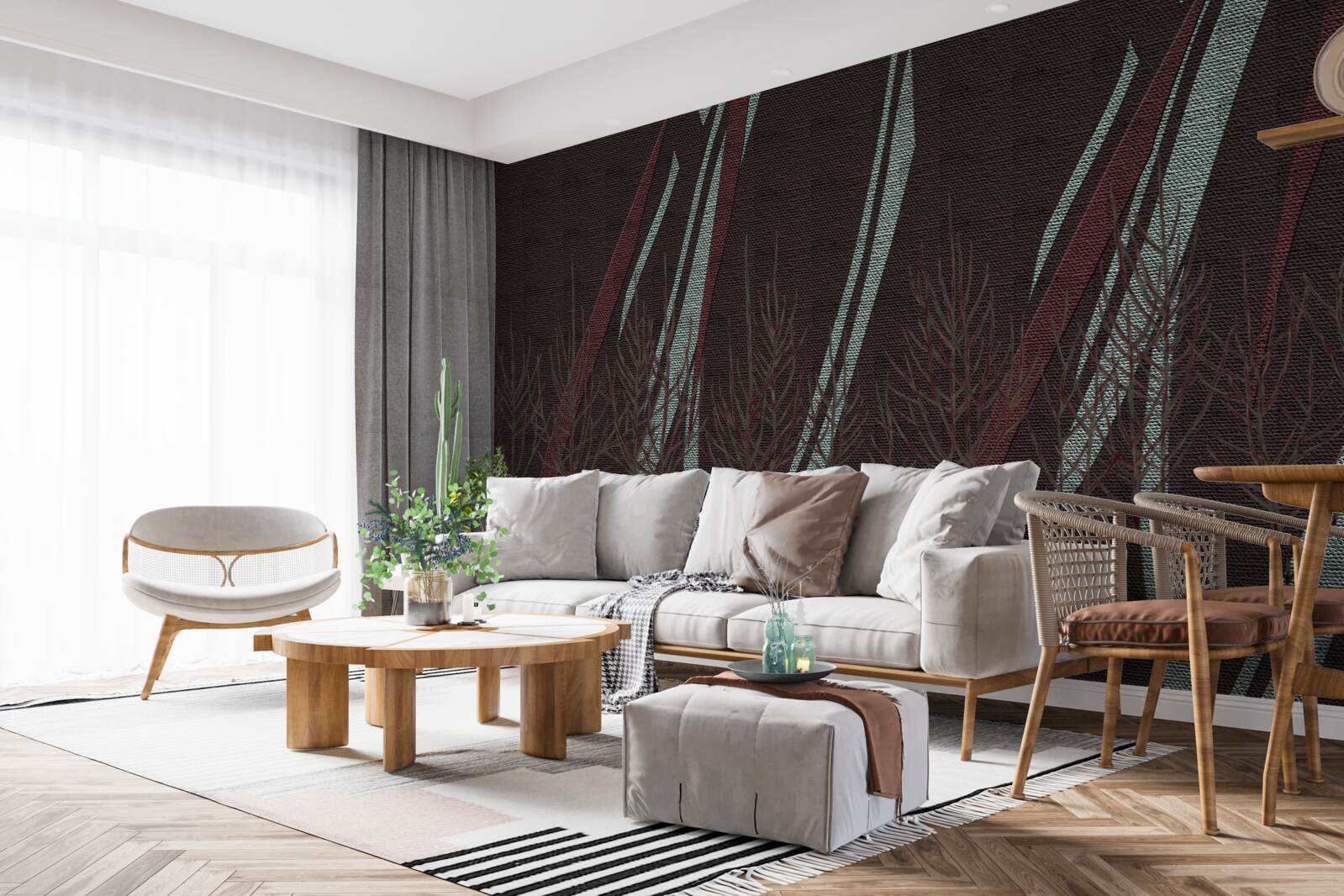 Fototapet ploaie abundentă