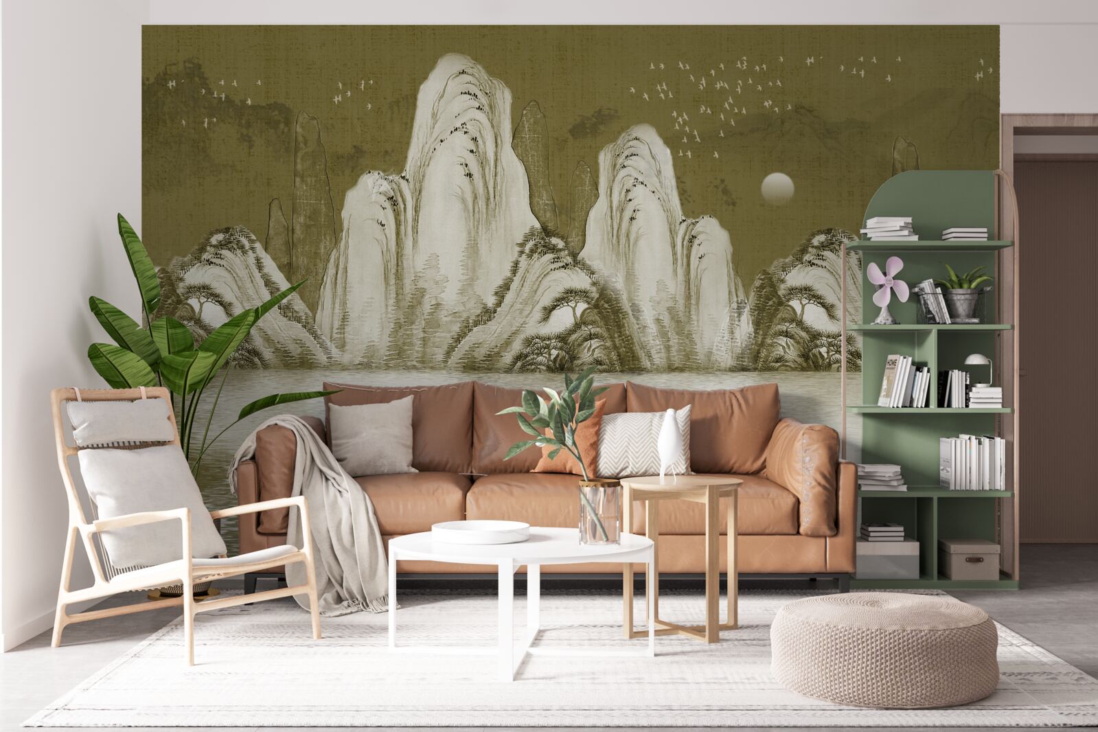 Fototapet cântecul pescarilor seara