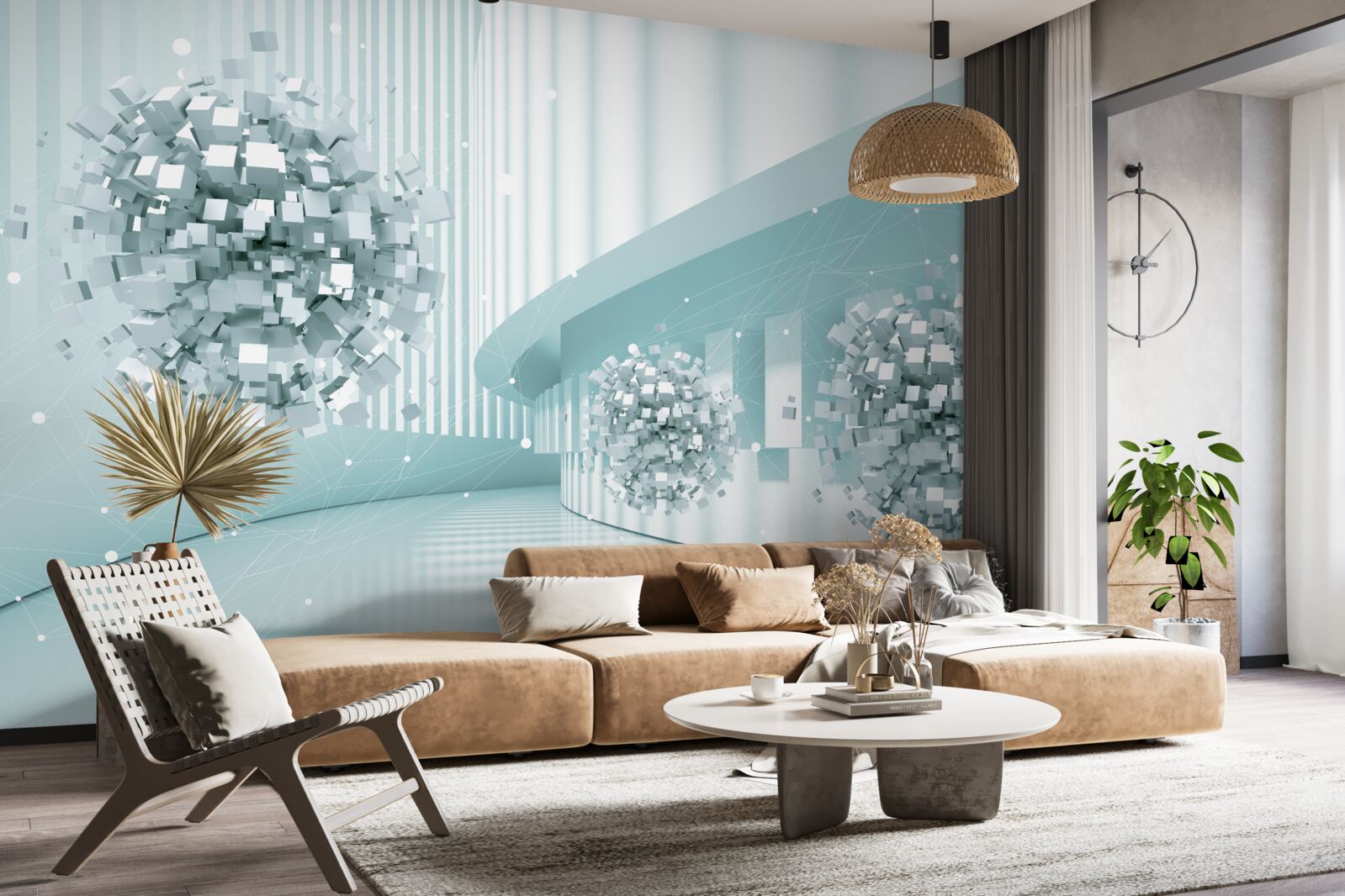 Fototapet gloanțele invizibile alunecă de-a lungul unei traiectorii