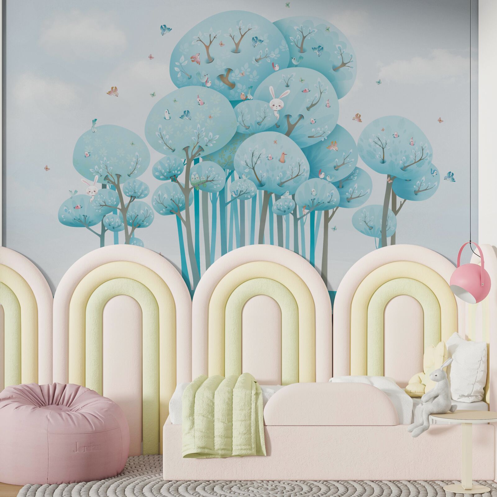 Fototapet o pădure plină de basme și locuitorii ei