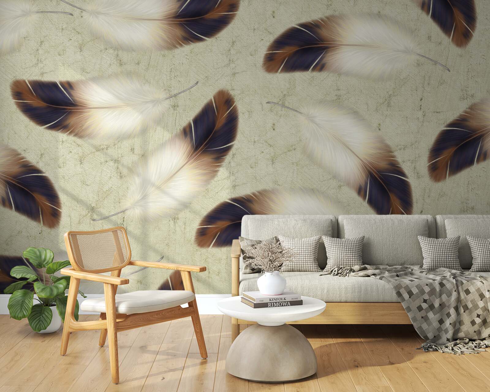 Fototapet fundal minunat pană