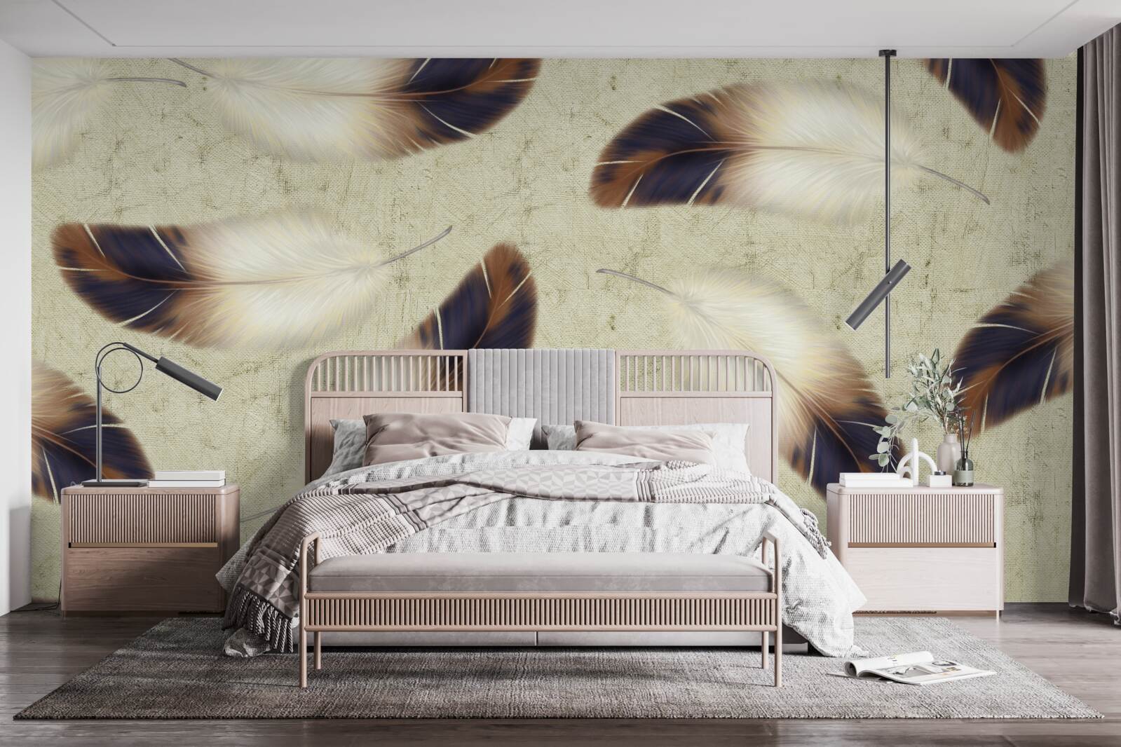 Fototapet fundal minunat pană