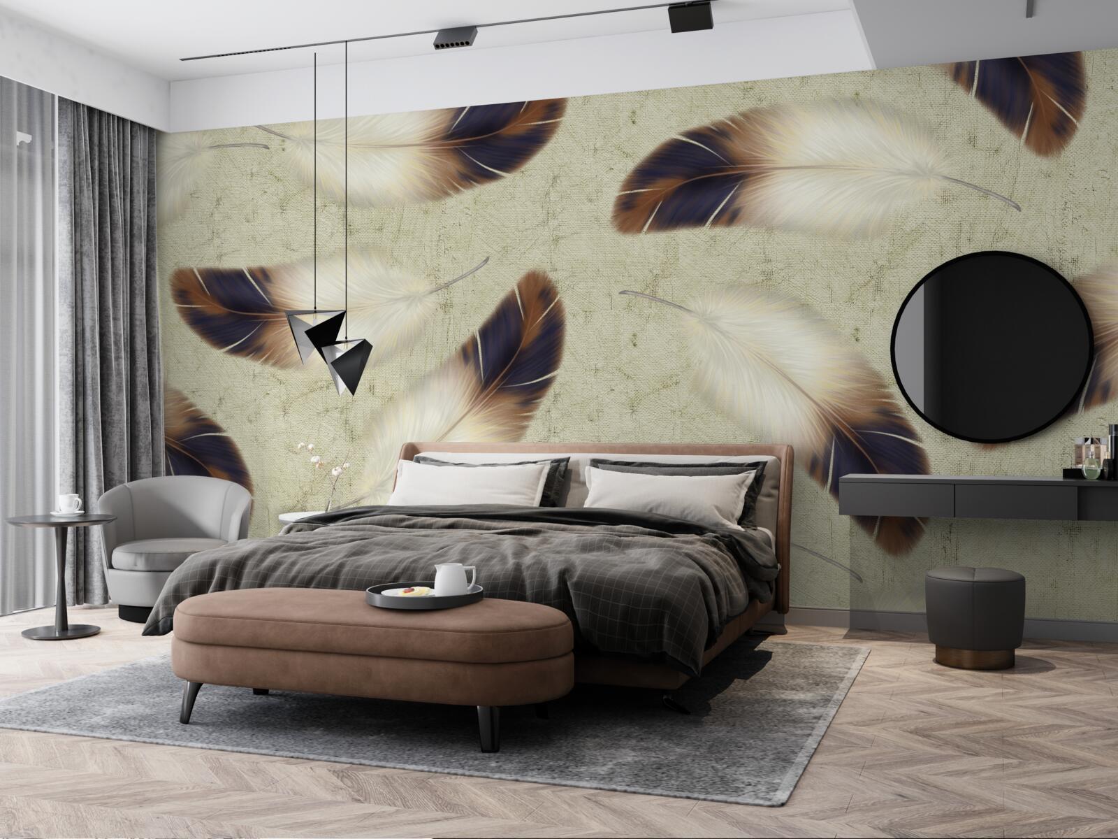 Fototapet fundal minunat pană