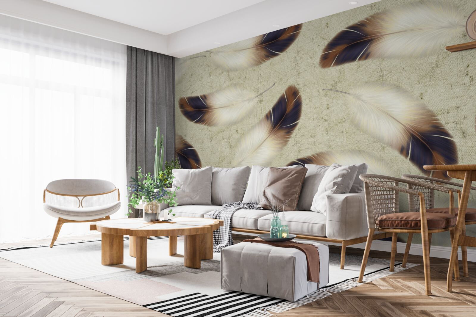 Fototapet fundal minunat pană