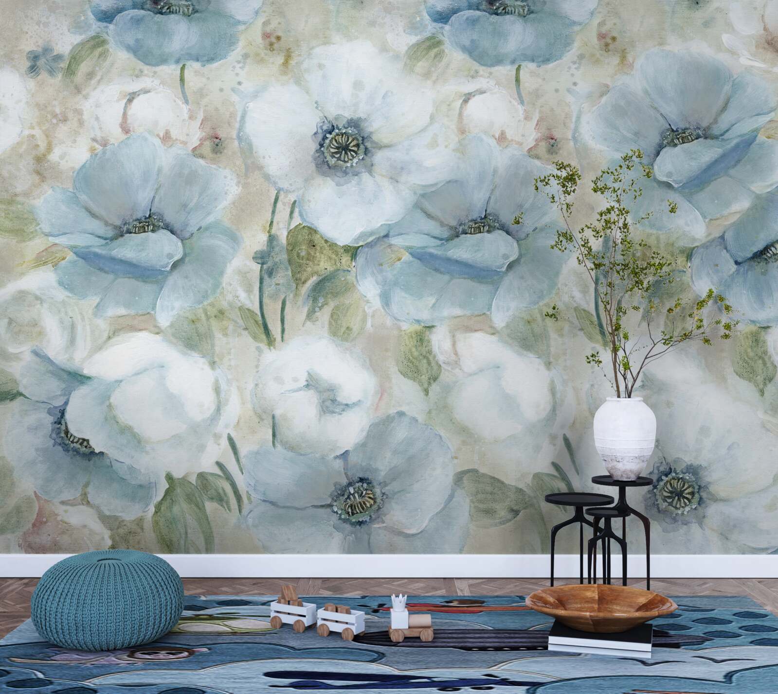 Fototapet delicatețea macului de pat