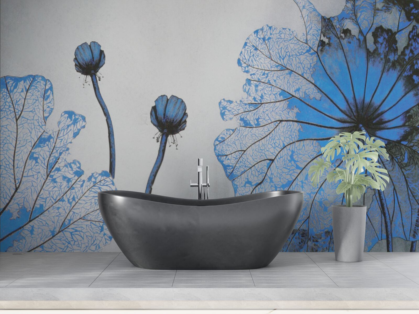 Fototapet o prezentare detaliată a florilor exotice