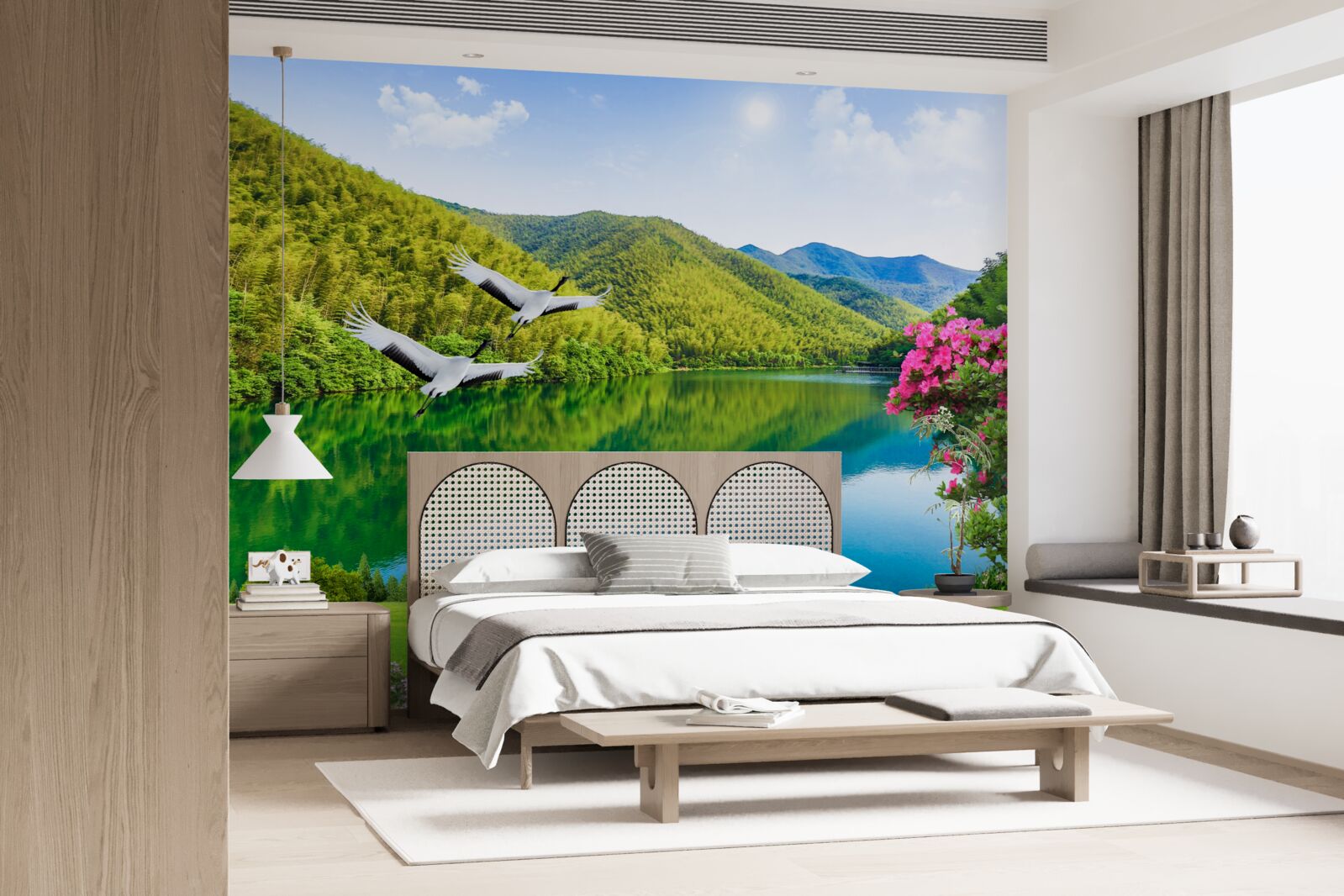 Fototapet frumusețea fermecătoare a munților de vară