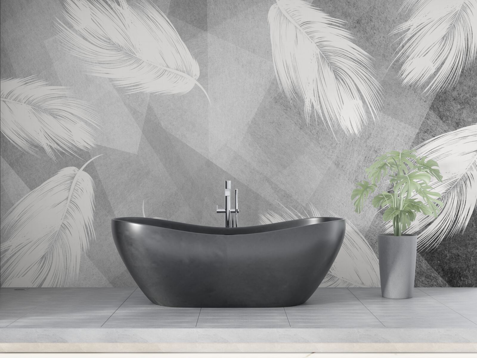 Fototapet puf moale, alb ca zăpada