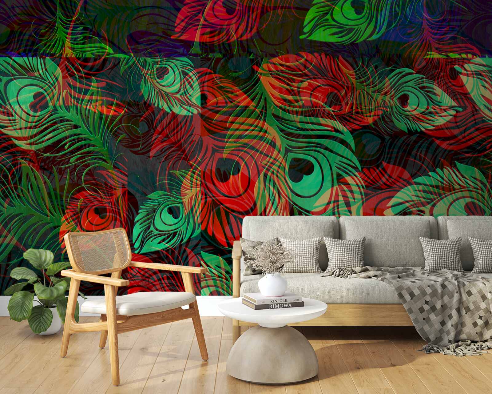 Fototapet pene aurii de o frumusețe incredibilă