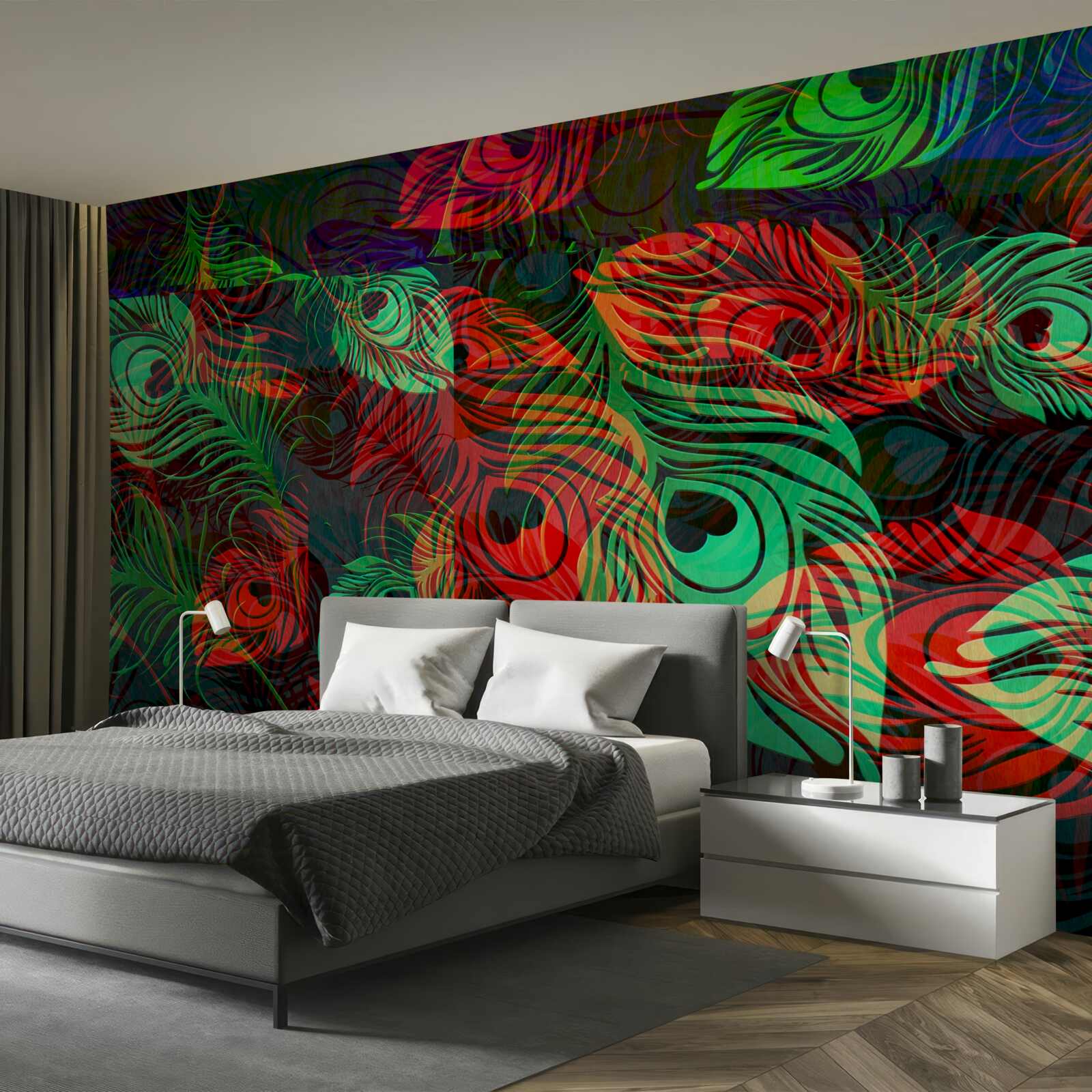 Fototapet pene aurii de o frumusețe incredibilă