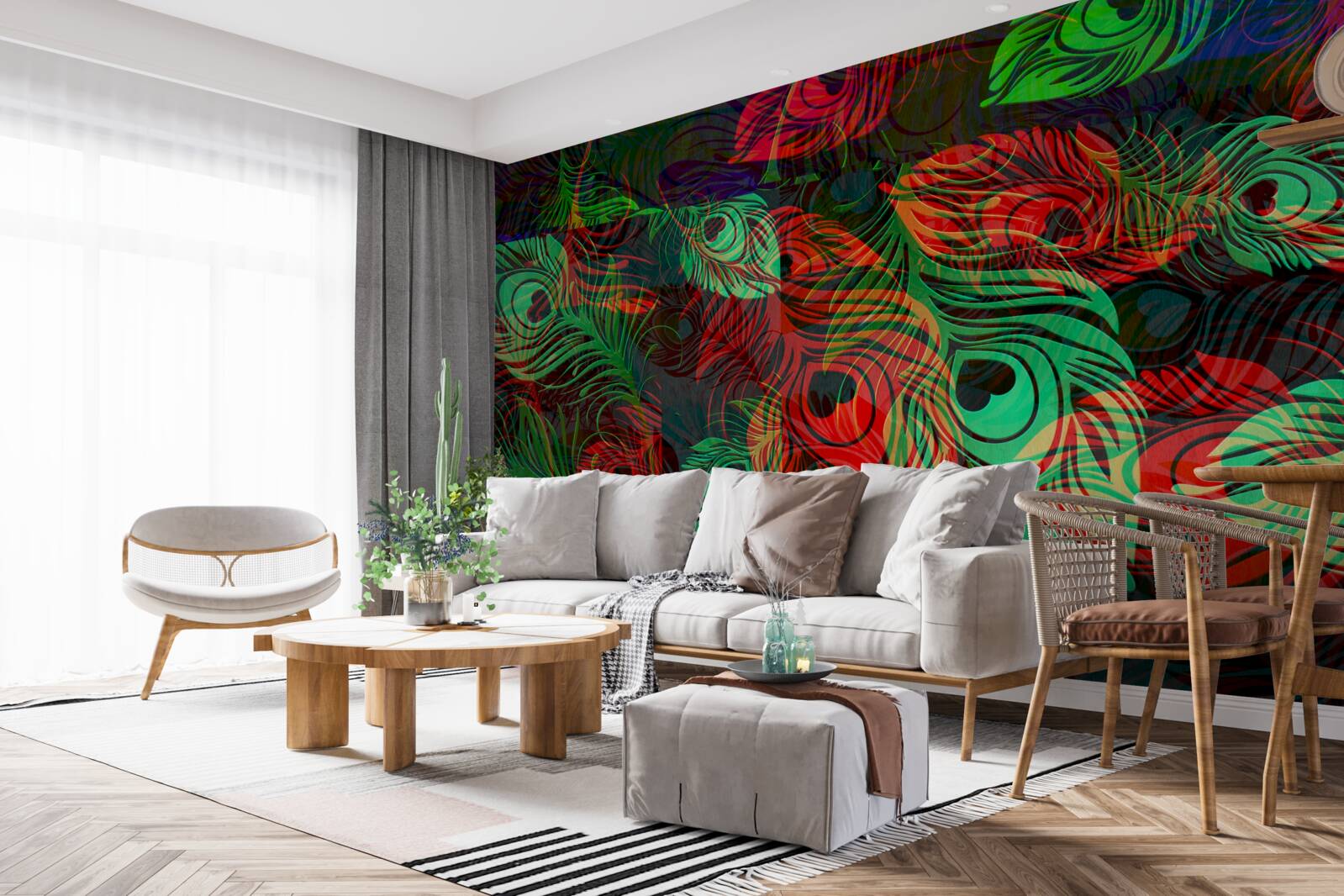 Fototapet pene aurii de o frumusețe incredibilă