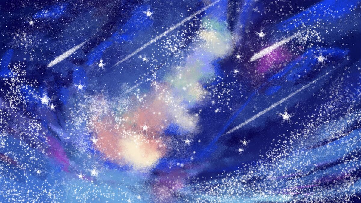 Fototapet cer albastru de noapte