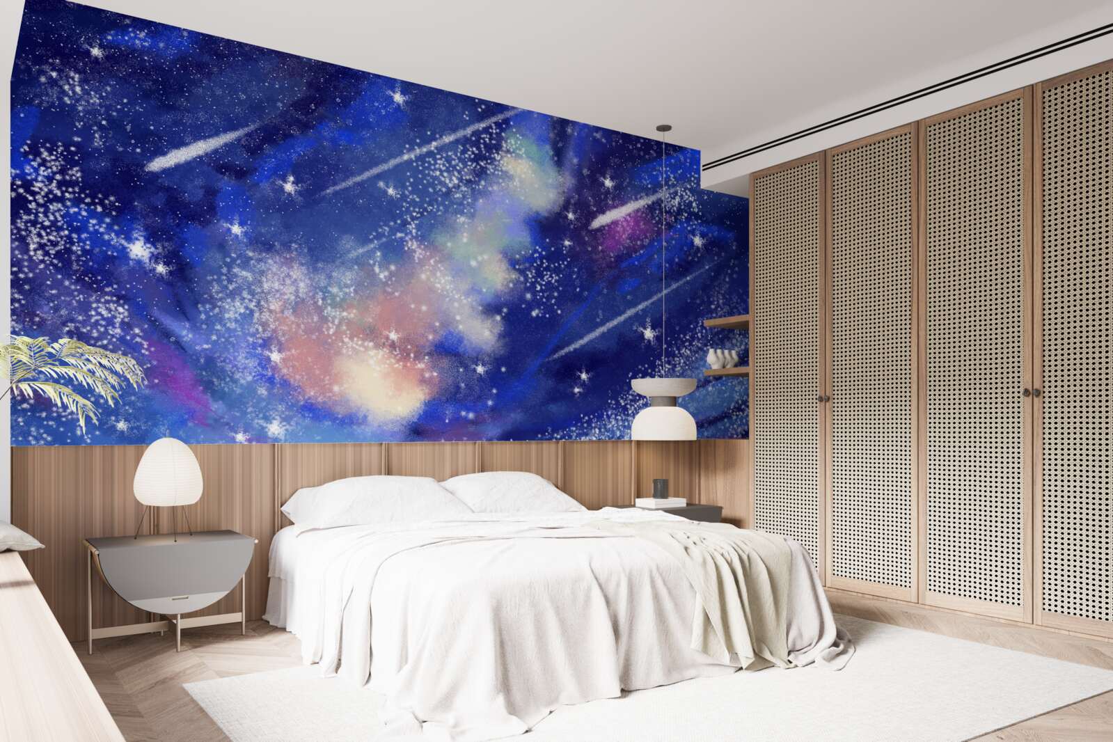 Fototapet cer albastru de noapte