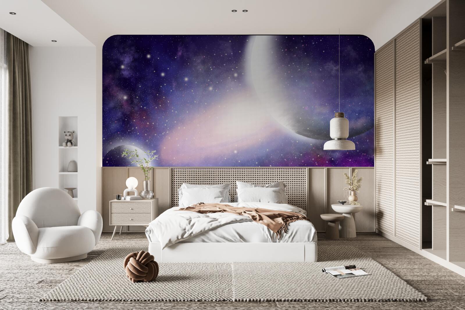 Fototapet cerul strălucind de frumusețe