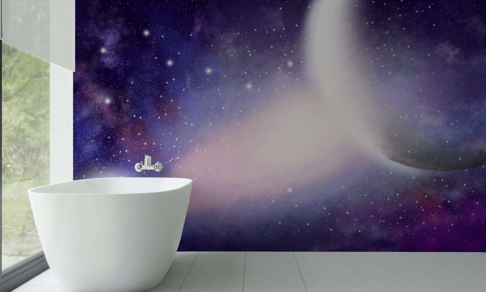 Fototapet cerul strălucind de frumusețe