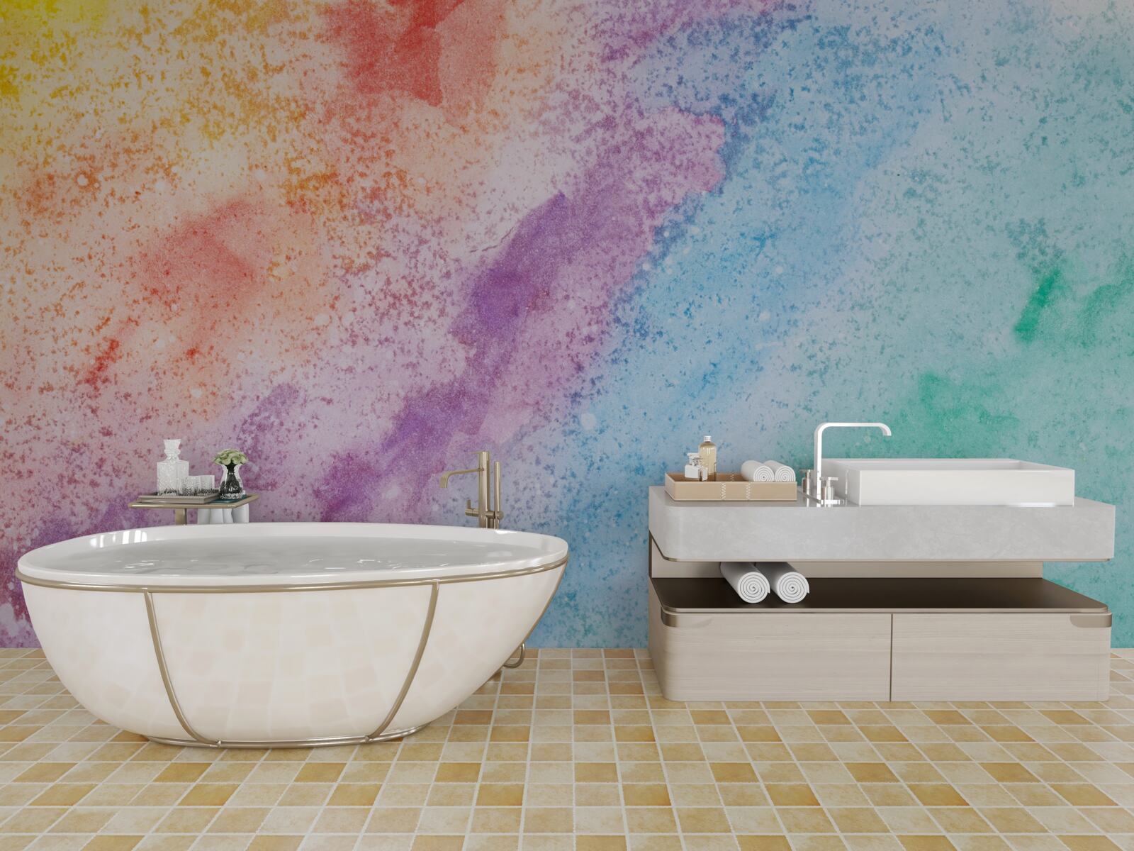 Fototapet nisip în culori vii