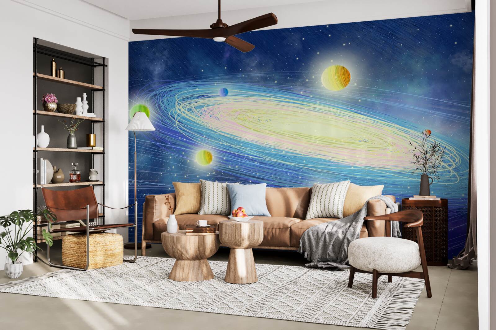 Fototapet revoluția planetelor în jurul stelei pe care o numim soare