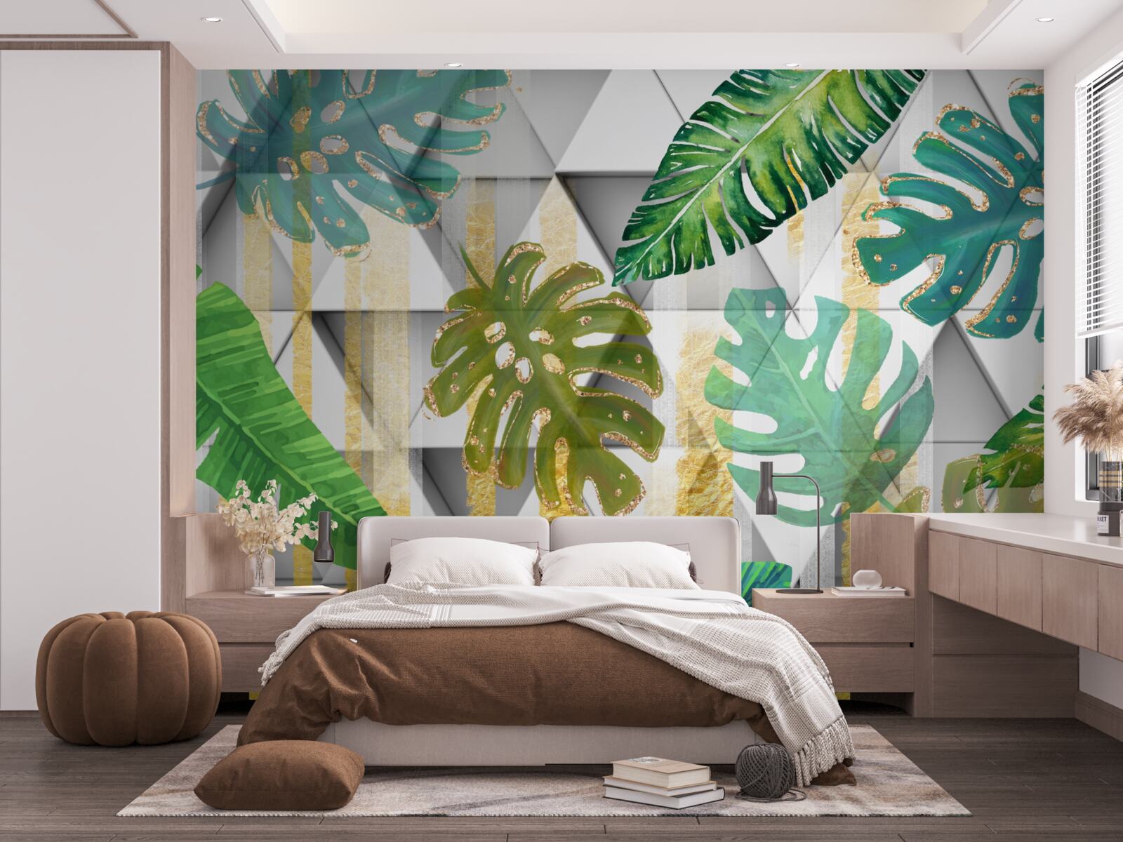 Fototapet diversitatea frunzișului tropical