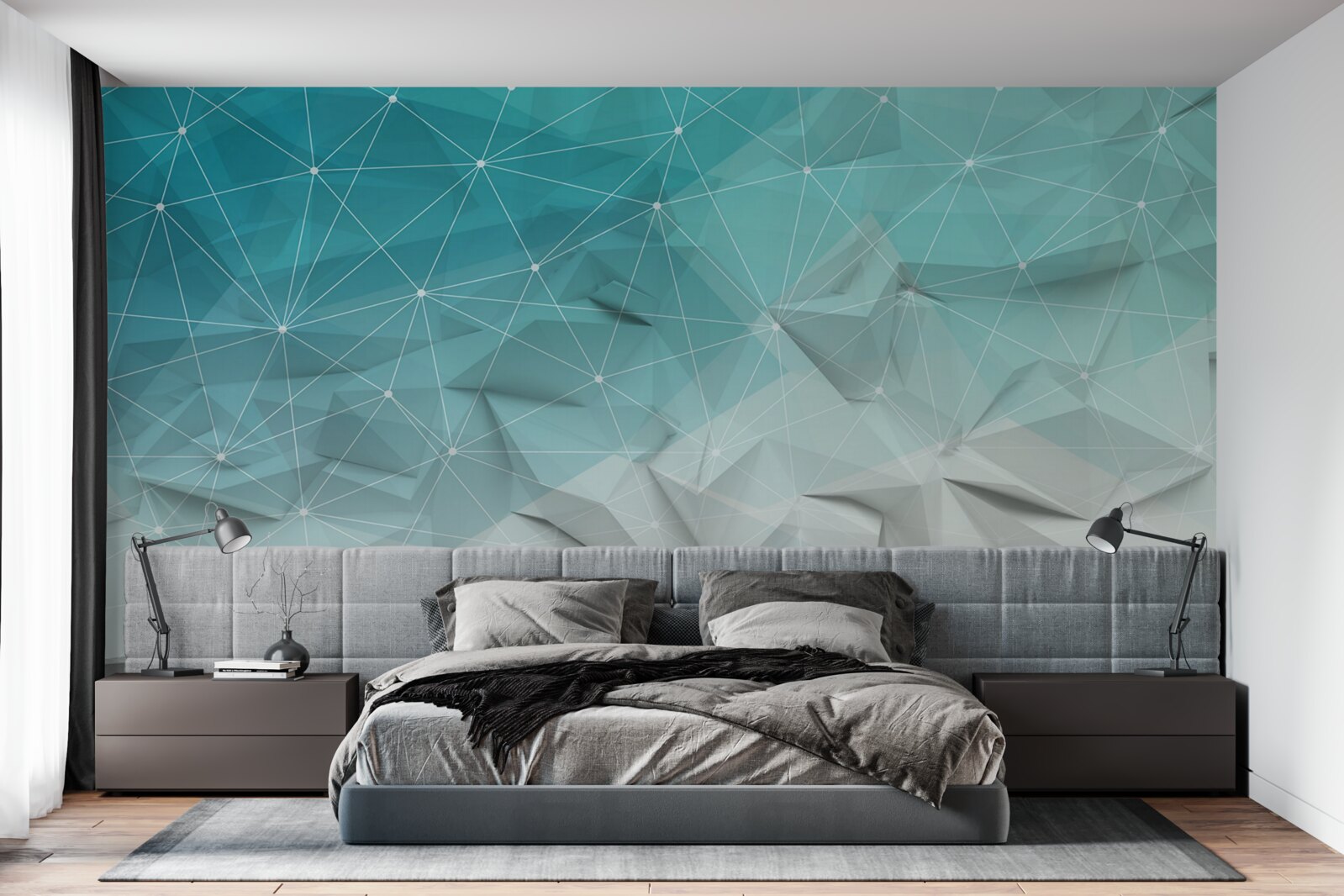 Fototapet abstractizarea coastei azurii