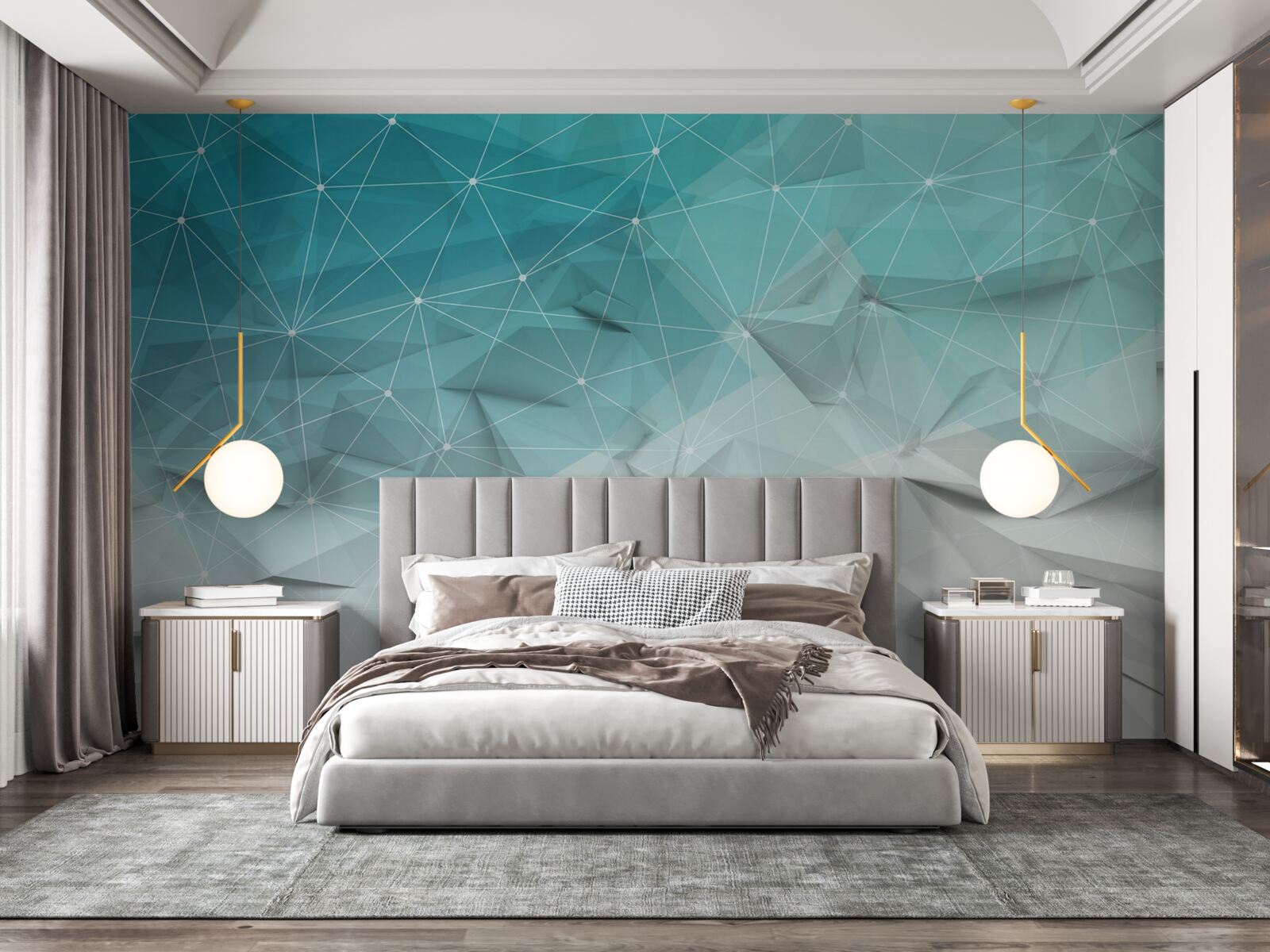 Fototapet abstractizarea coastei azurii