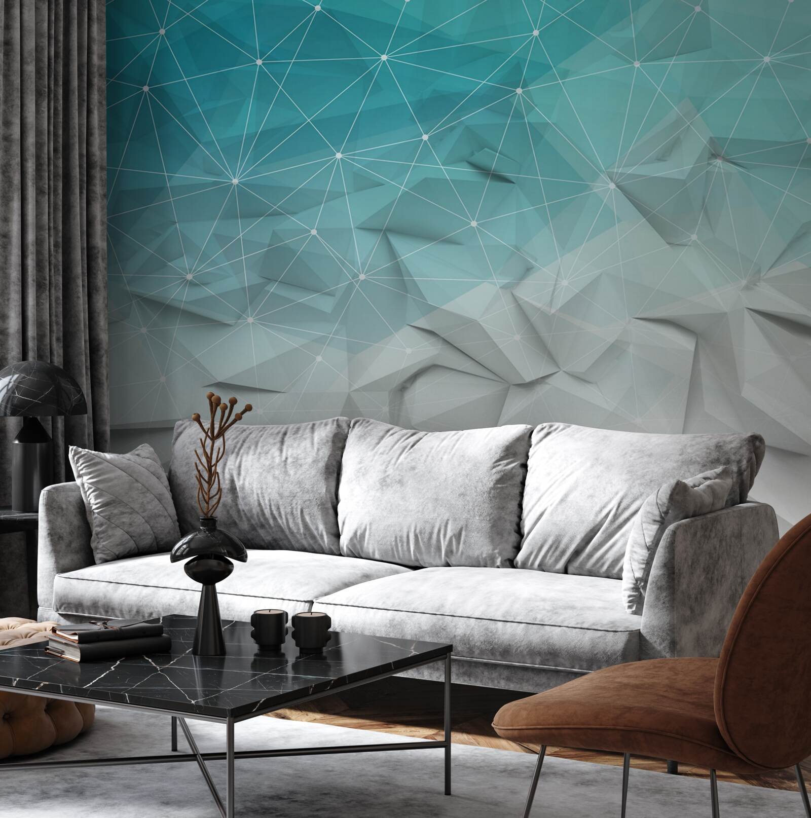 Fototapet abstractizarea coastei azurii