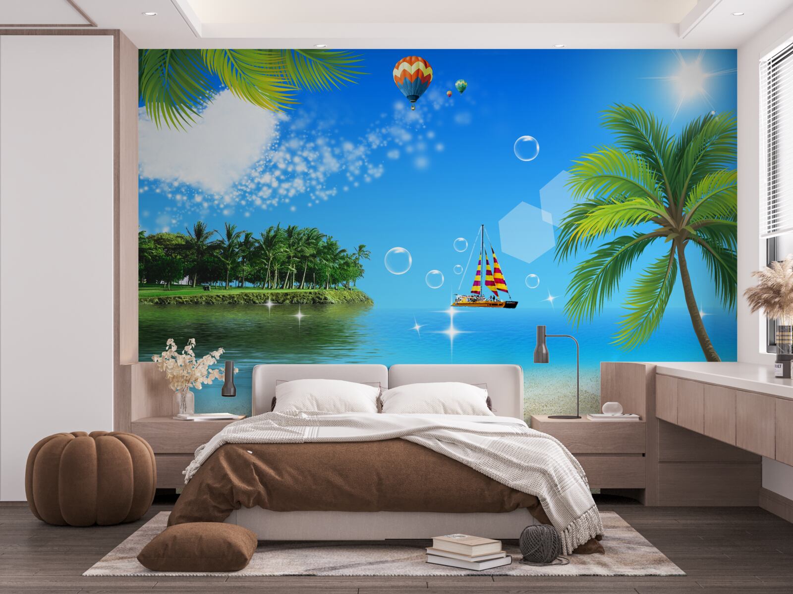 Fototapet vedere la mare și la coastă