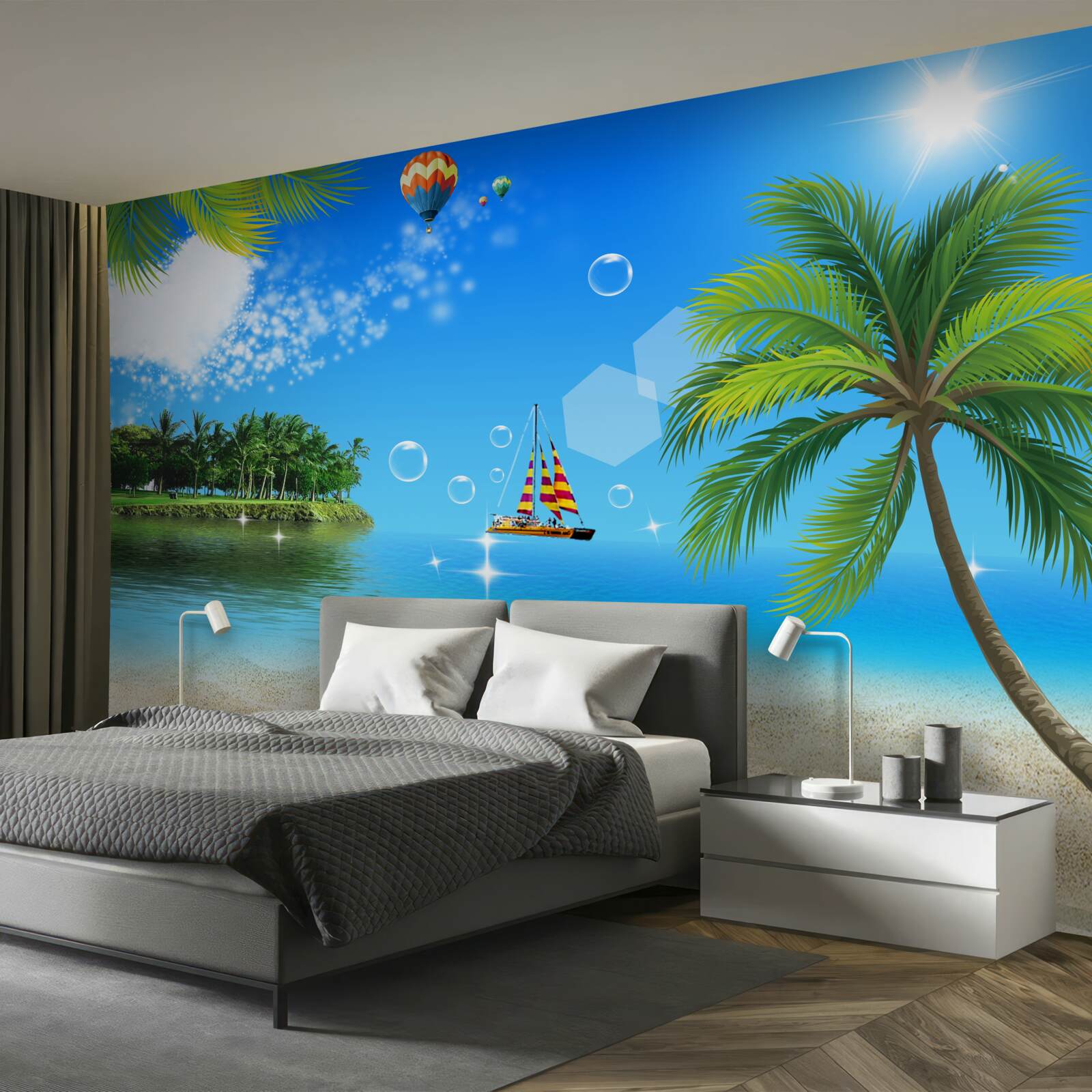 Fototapet vedere la mare și la coastă