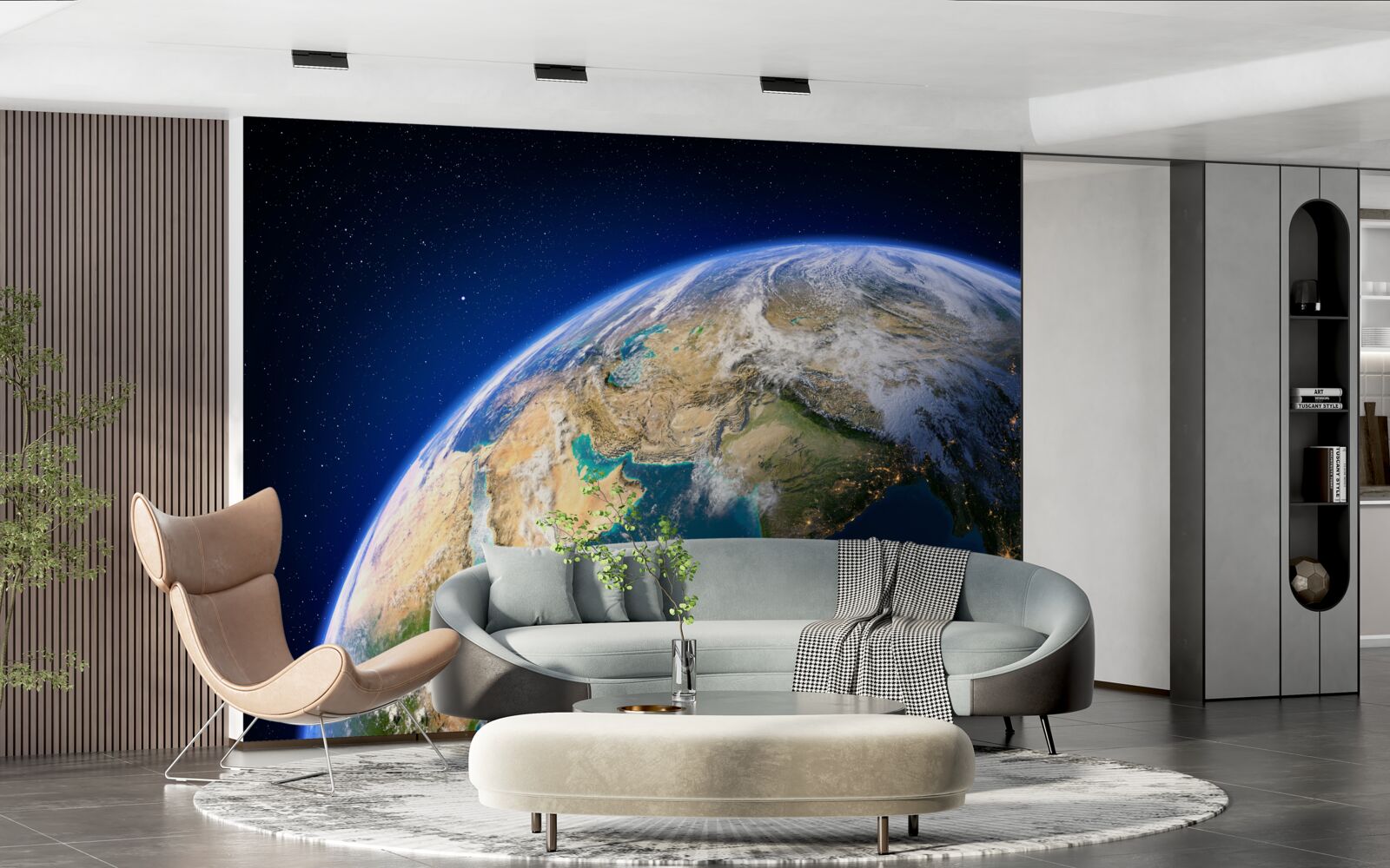 Fototapet observarea Pământului din spațiu