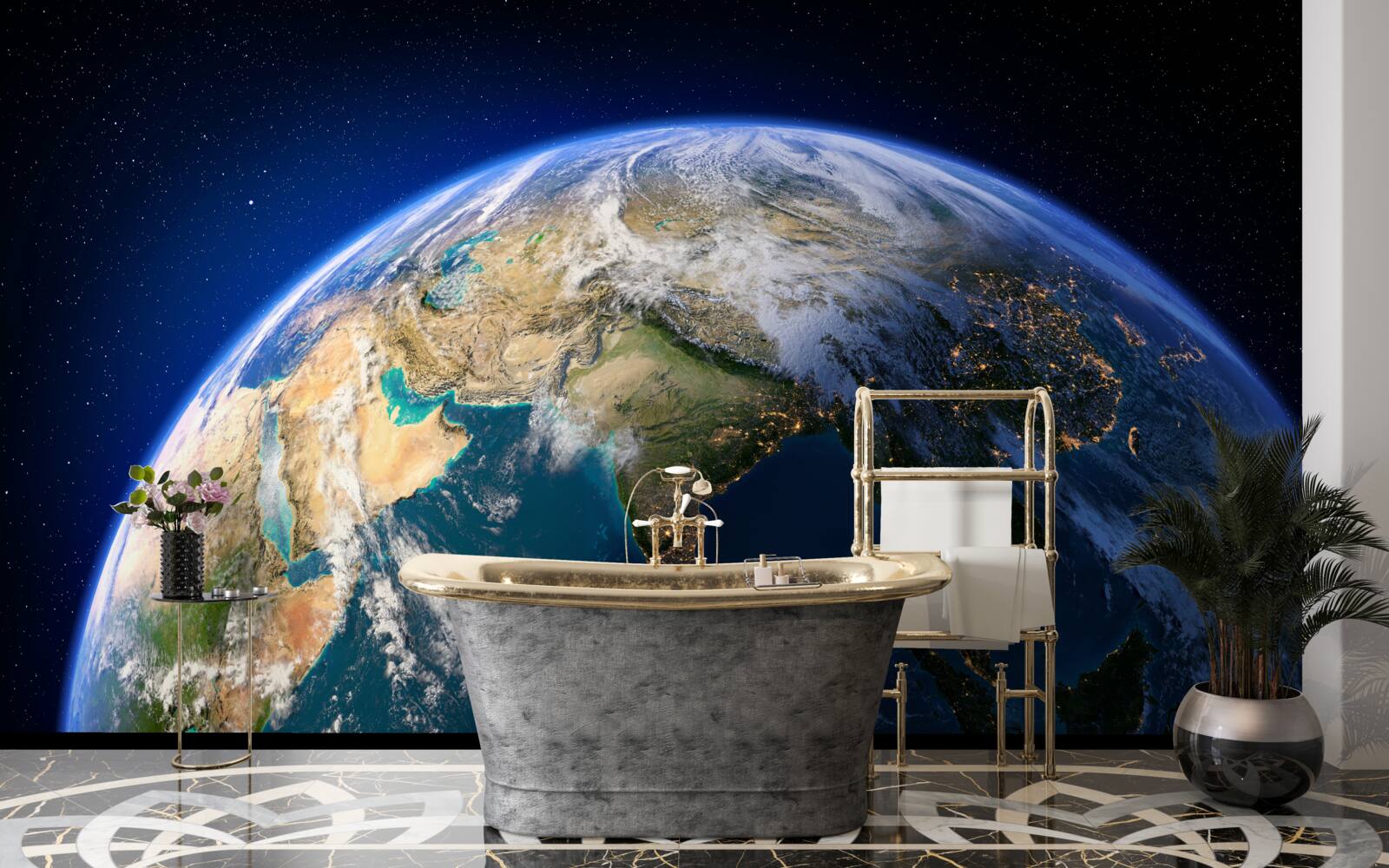 Fototapet observarea Pământului din spațiu