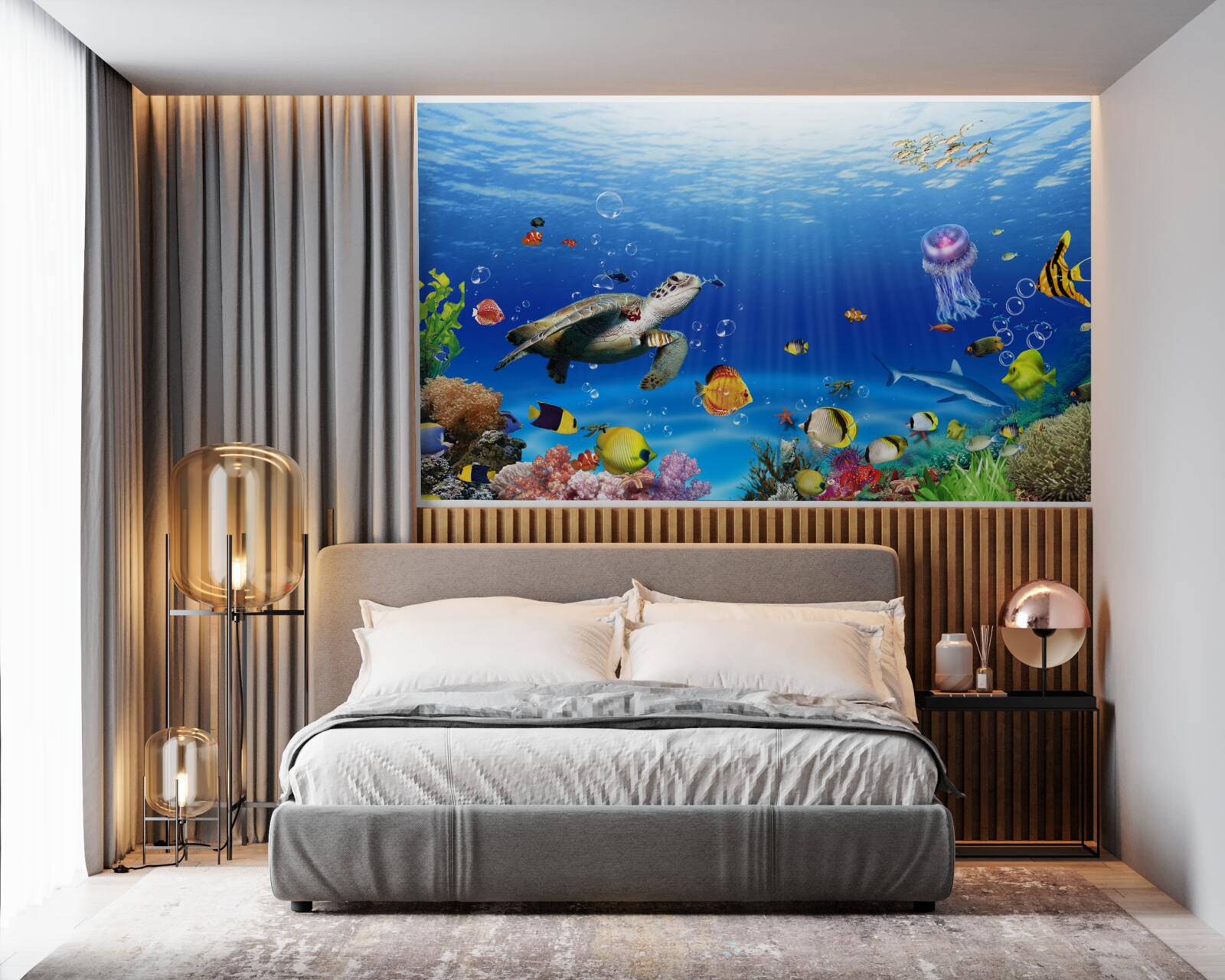 Fototapet măreția regatului subacvatic