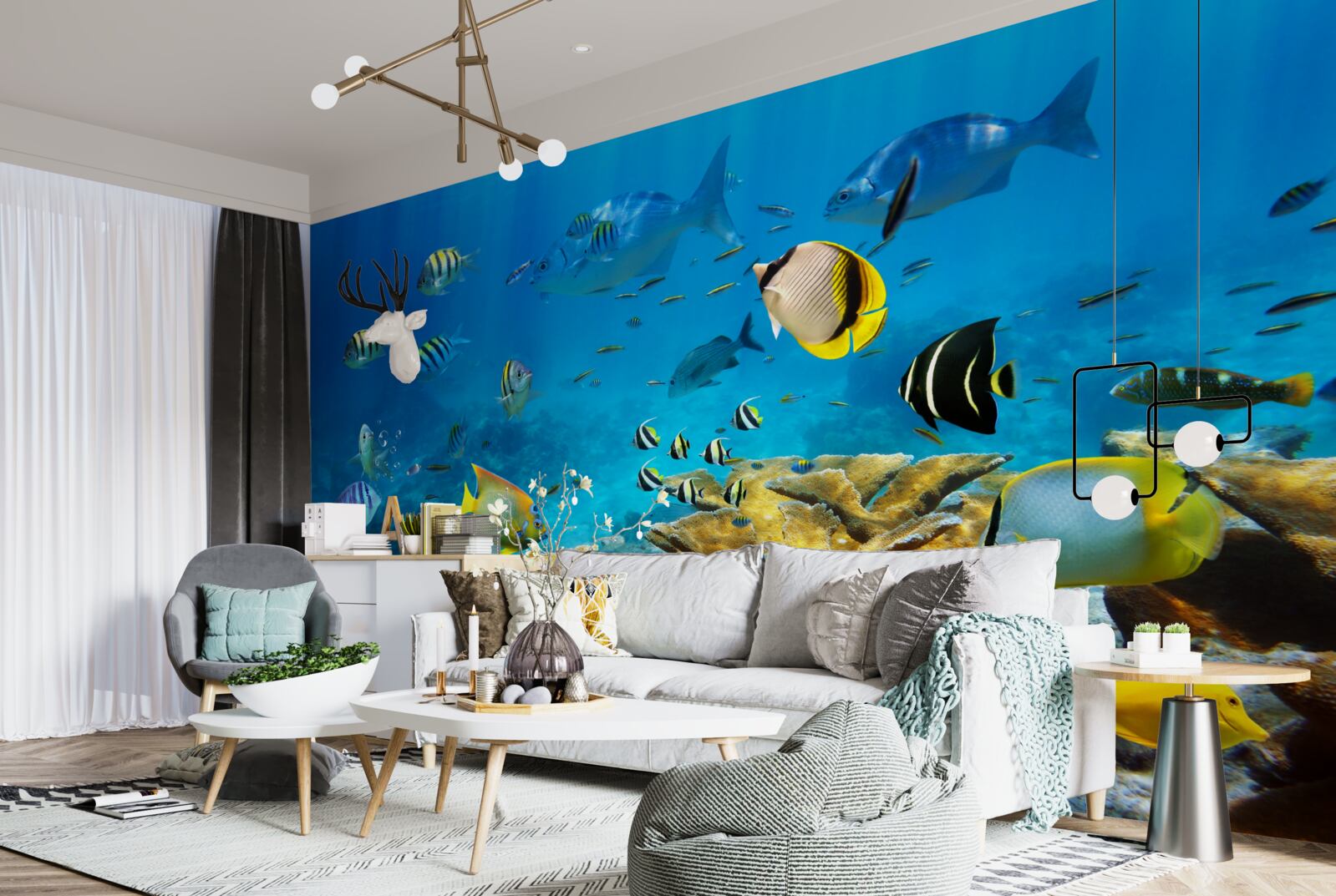 Fototapet creaturi marine drăguțe