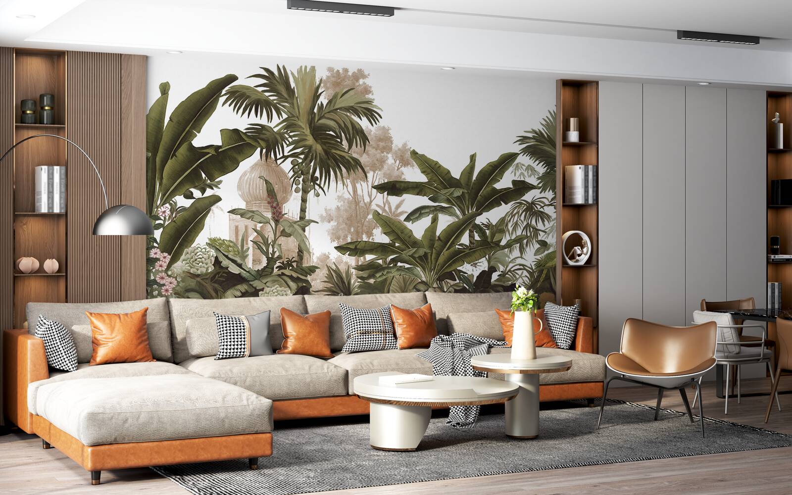 Fototapet sanctuar printre tufișurile verzi