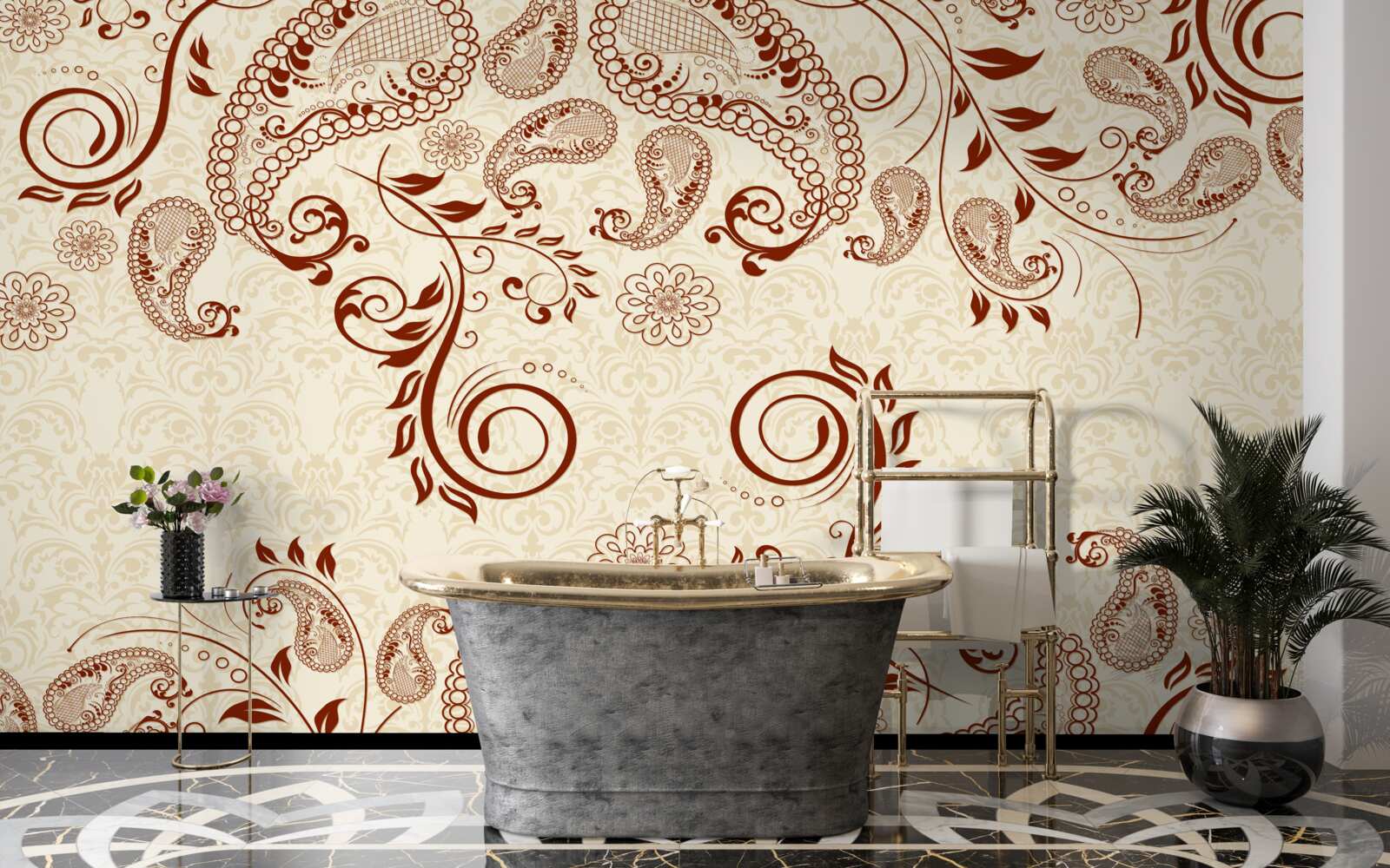 Fototapet bronz mehendi din india