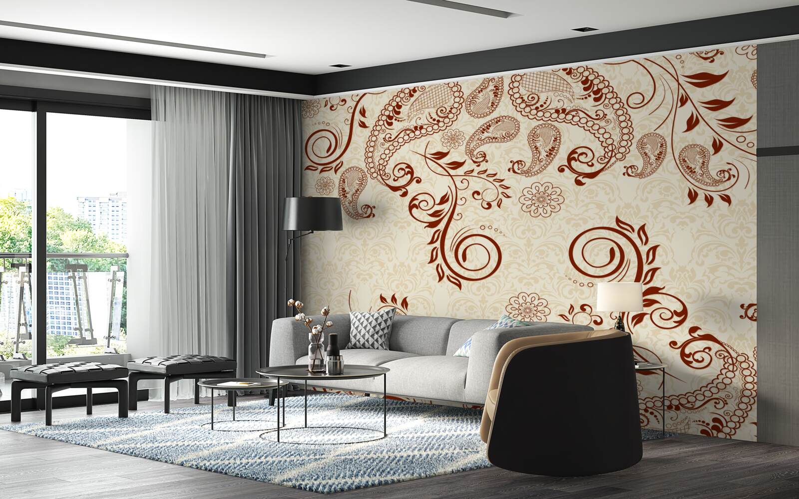 Fototapet bronz mehendi din india