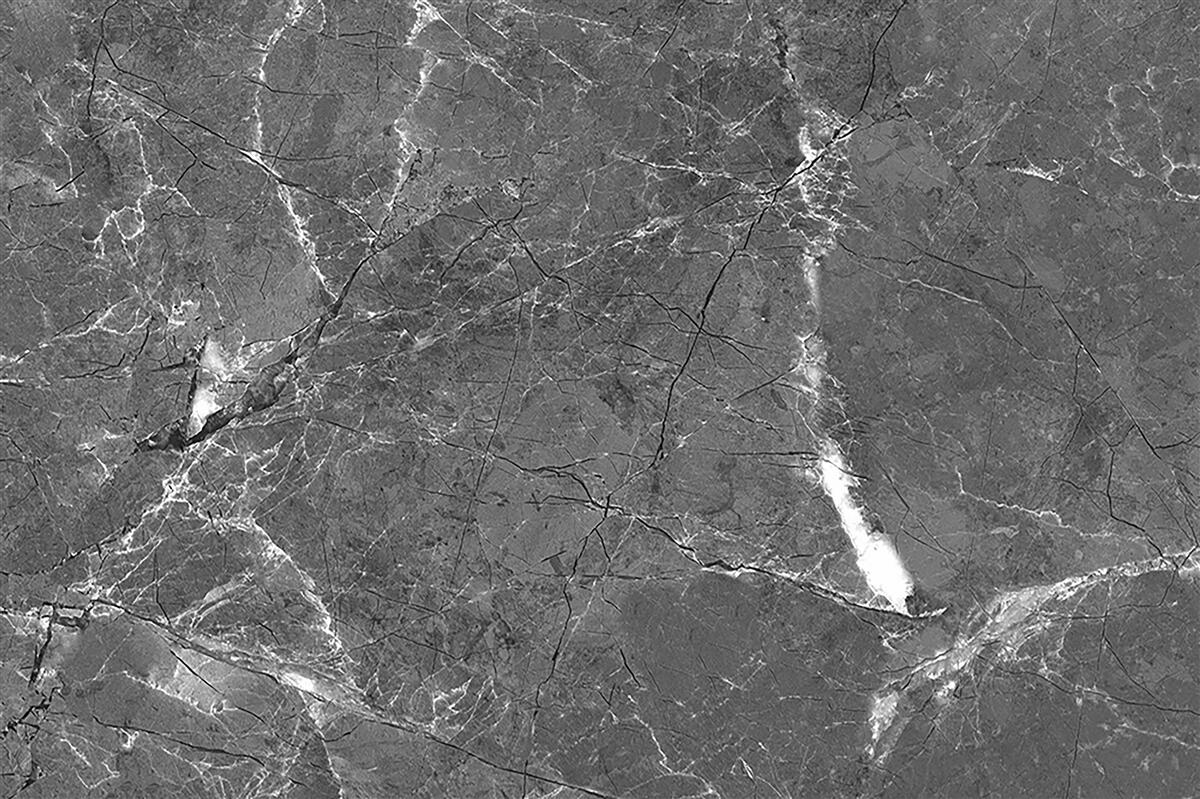 Fototapet curbe albe pe marmură gri