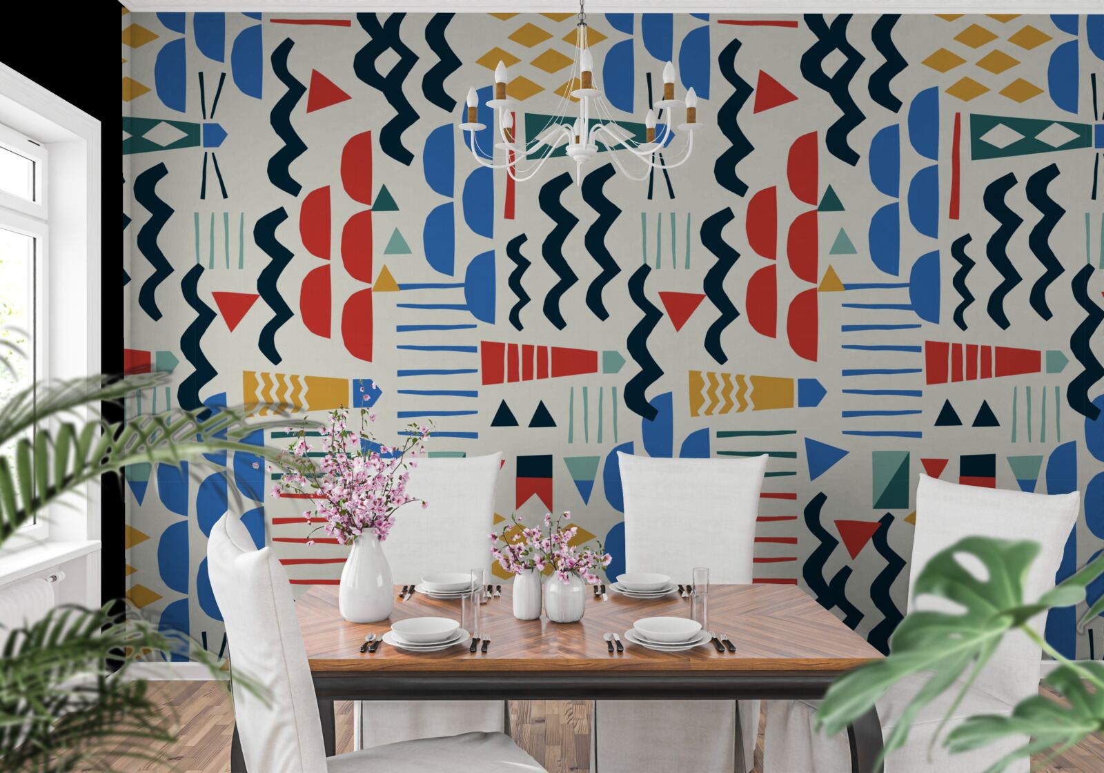 Fototapet valurile învolburate înconjoară farurile marine