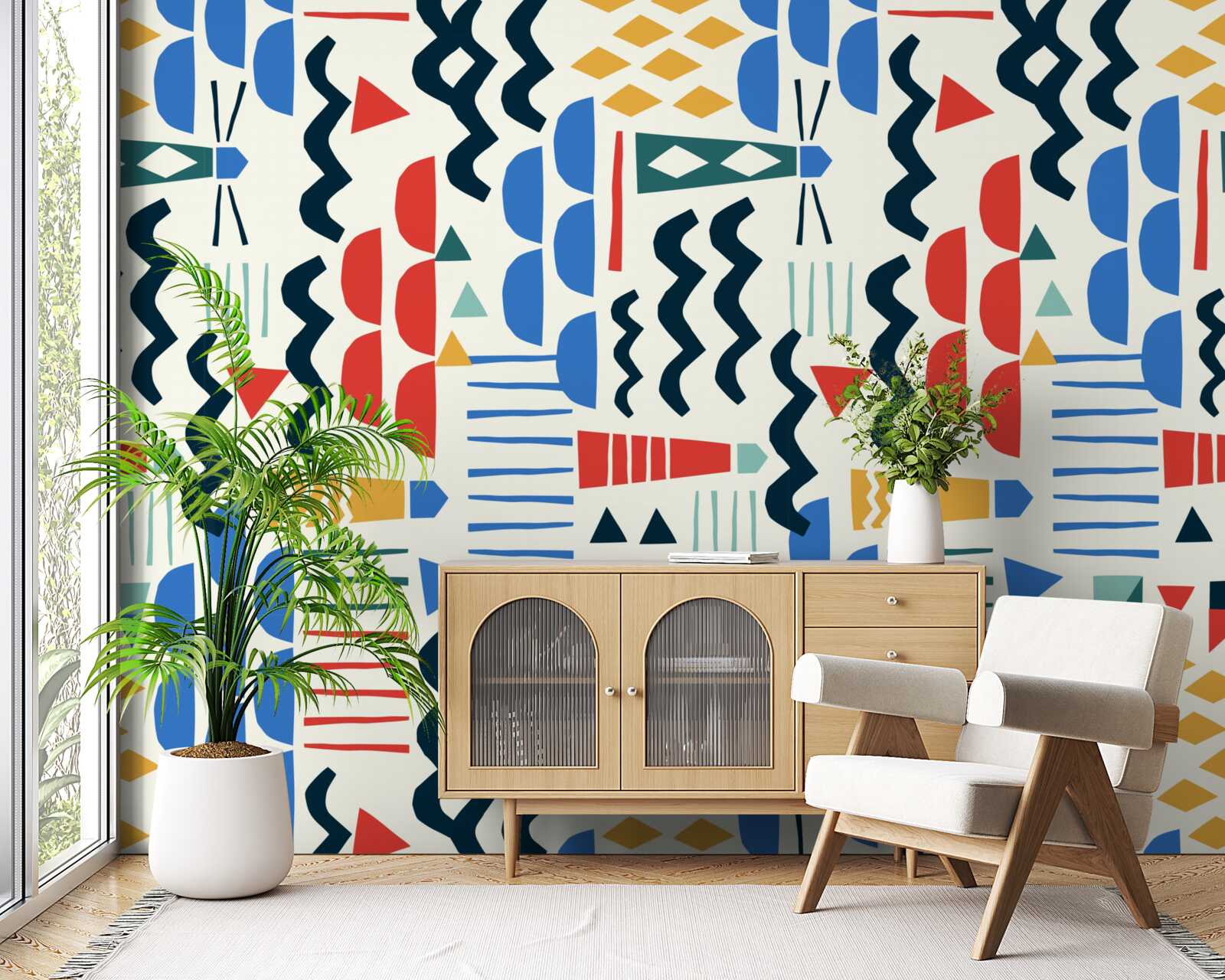 Fototapet valurile învolburate înconjoară farurile marine